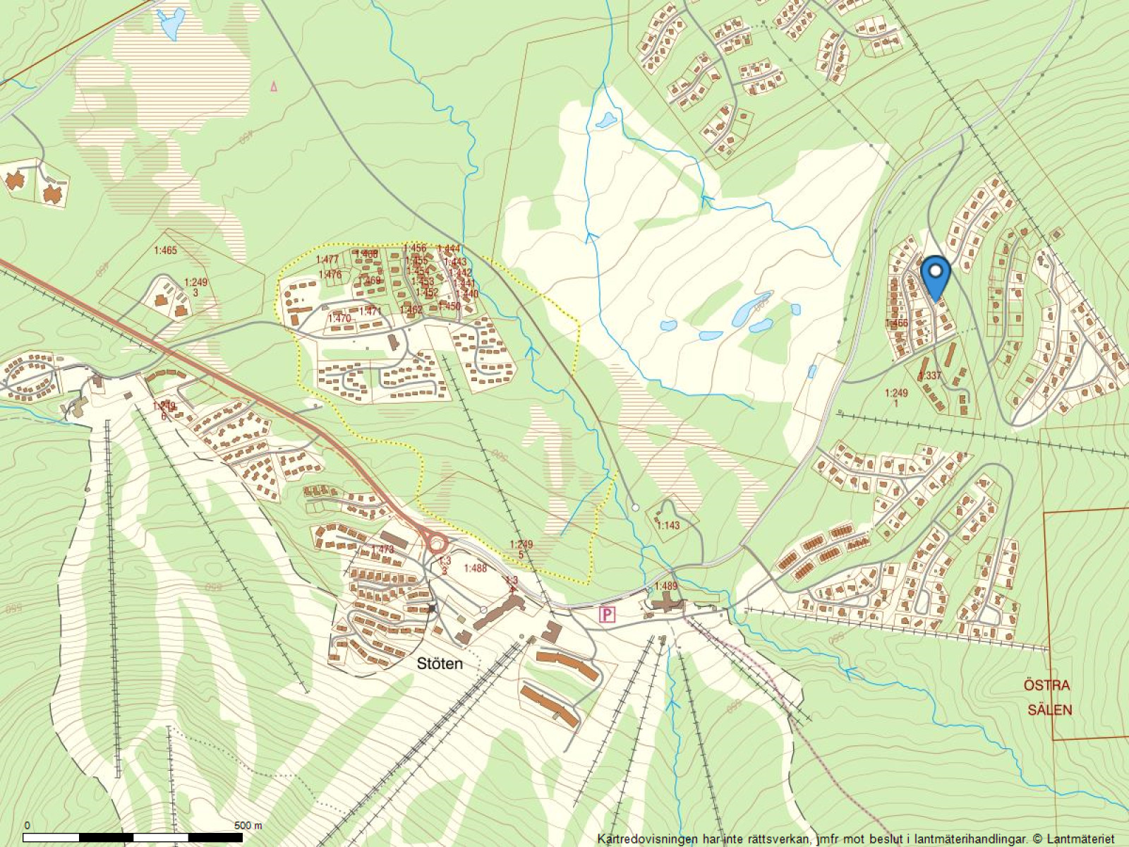 Fastighetskarta Granfjällsporten 59