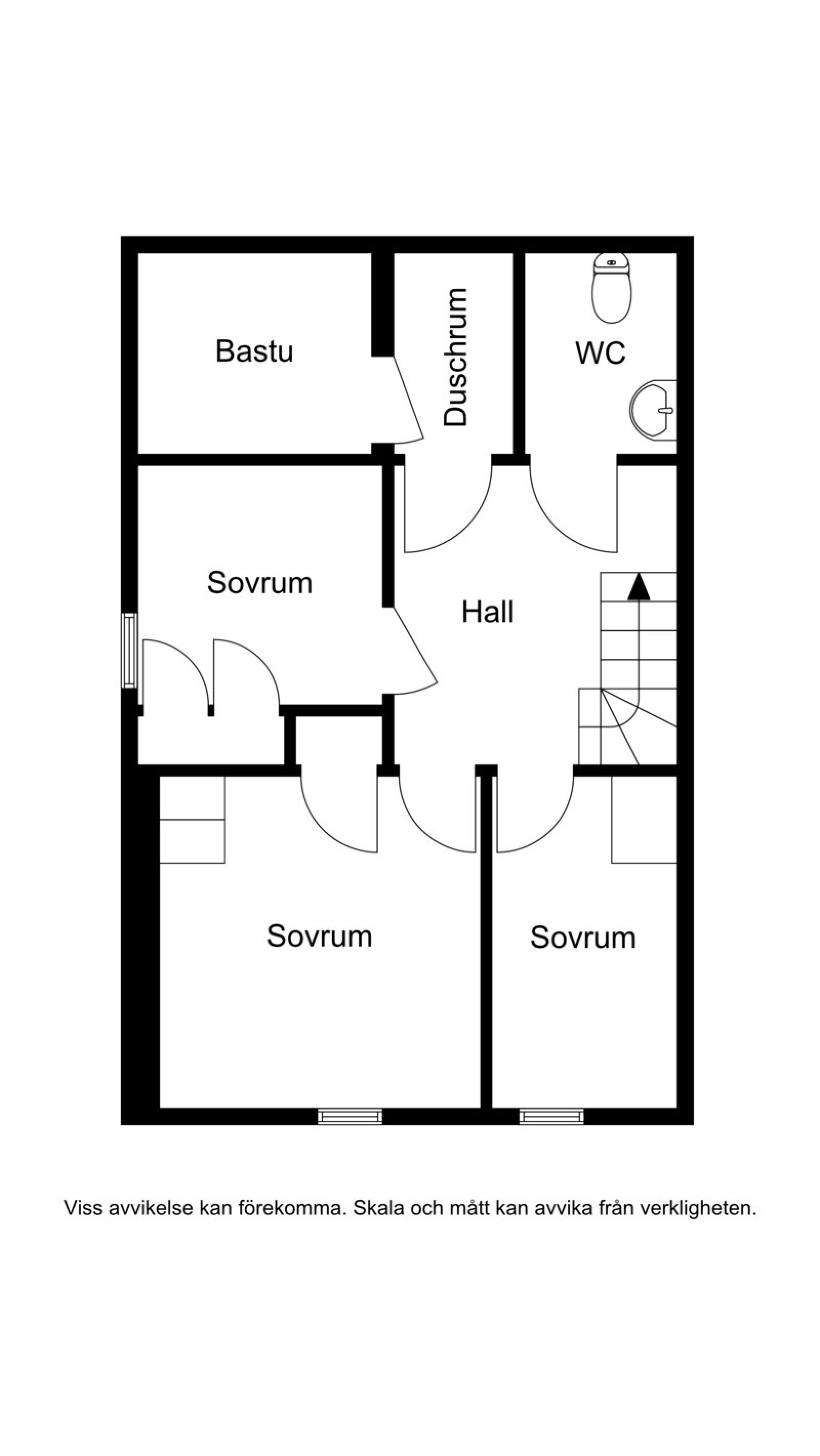 Planskiss, källarplan Renvägen 30A