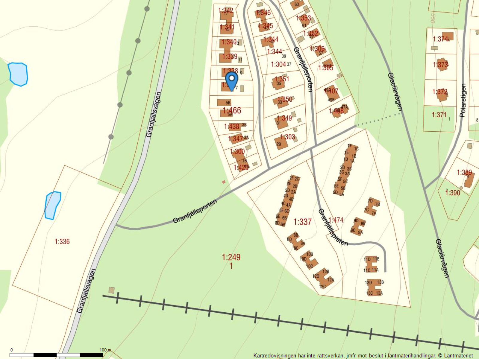 Fastighetskarta Granfjällsporten 7