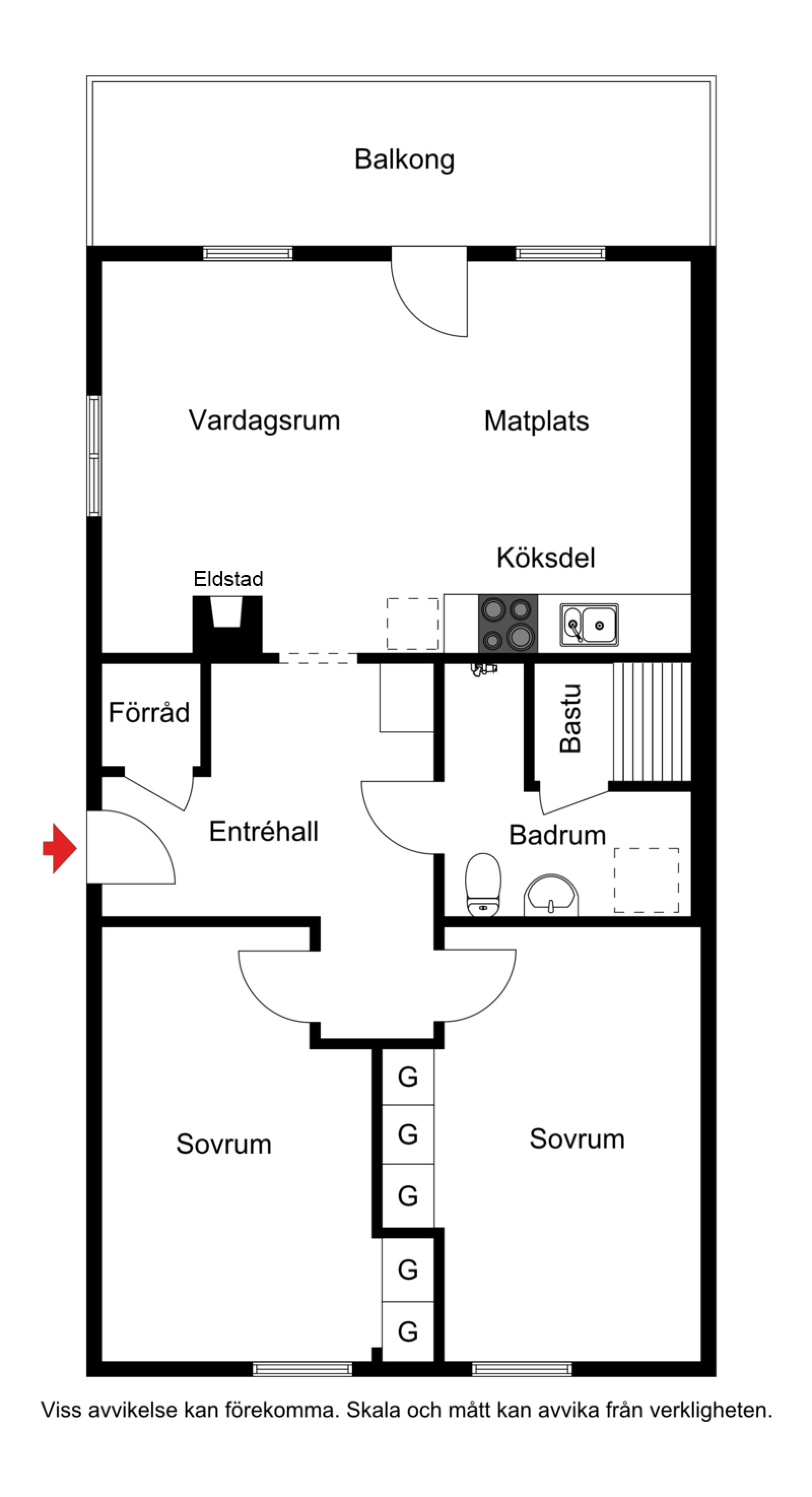 Planskiss Vråken 16