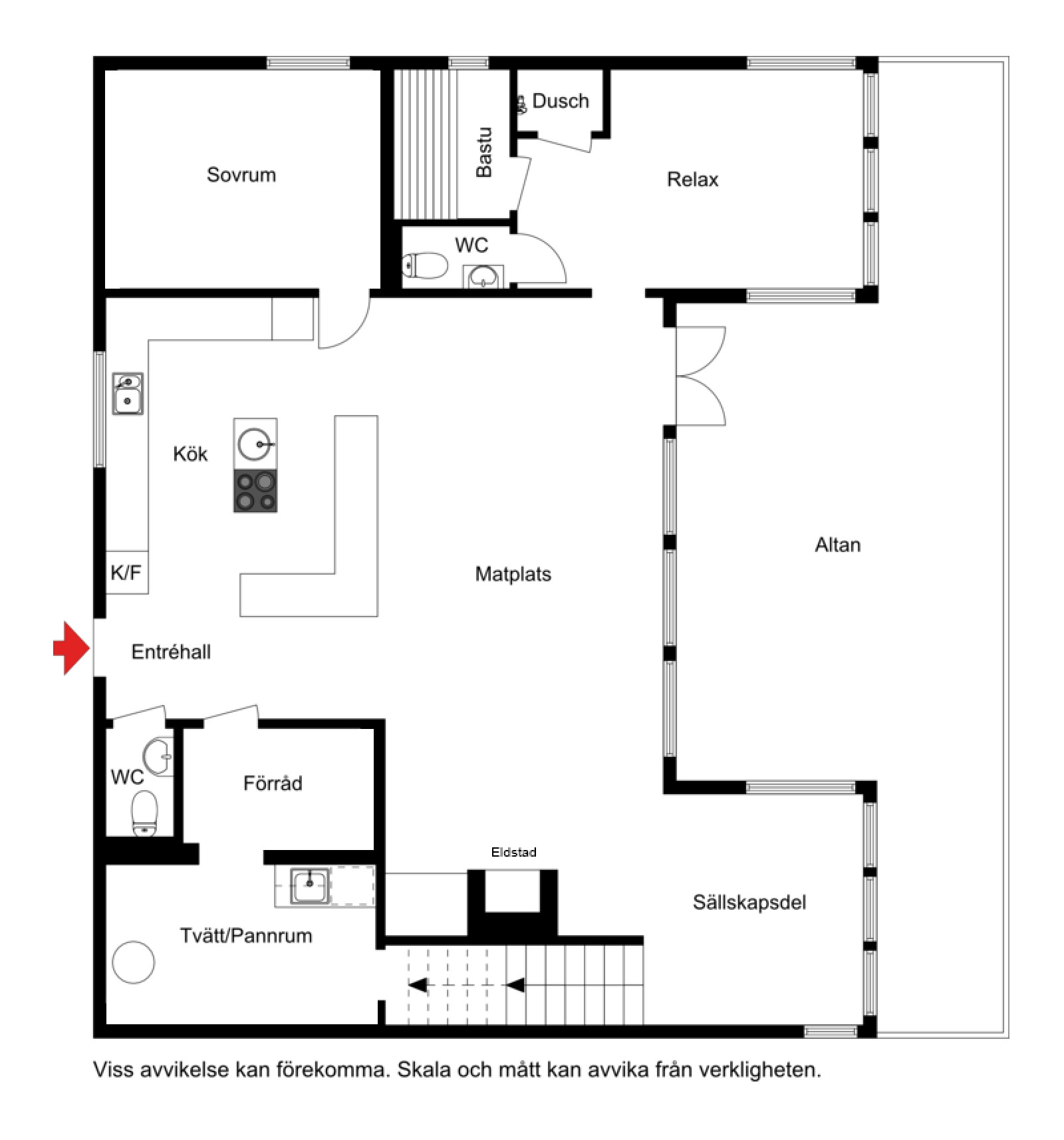 Planskiss Wasavägen 12