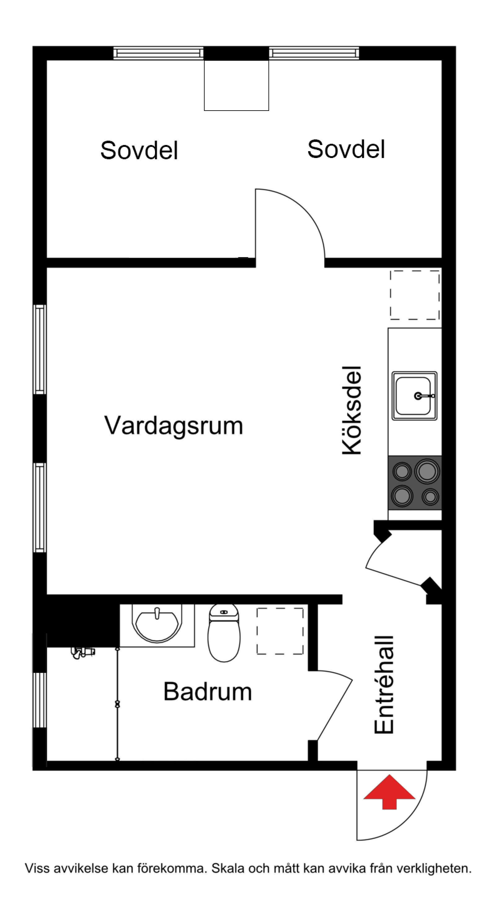Planskiss Grå byn 12 E