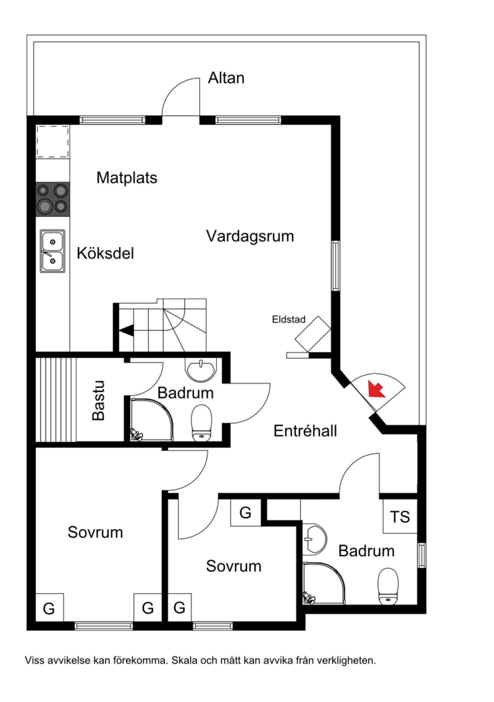 Planskiss Pistvägen 547A
