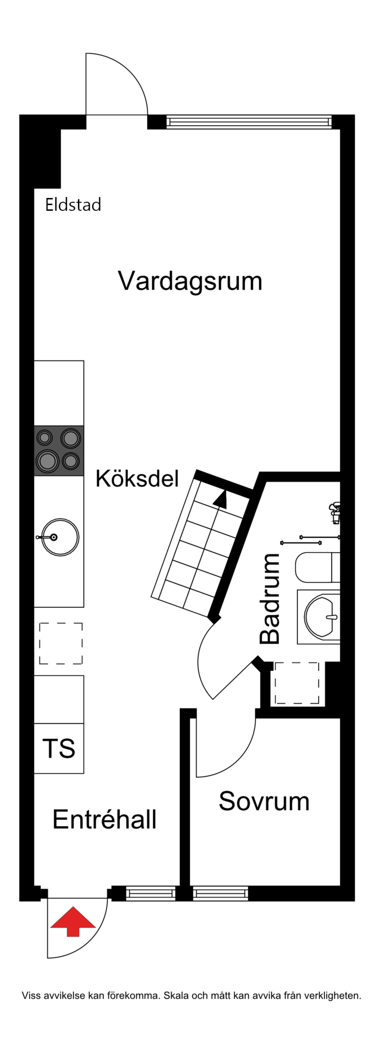 Planskiss Sjungarbacken PLUS 1098