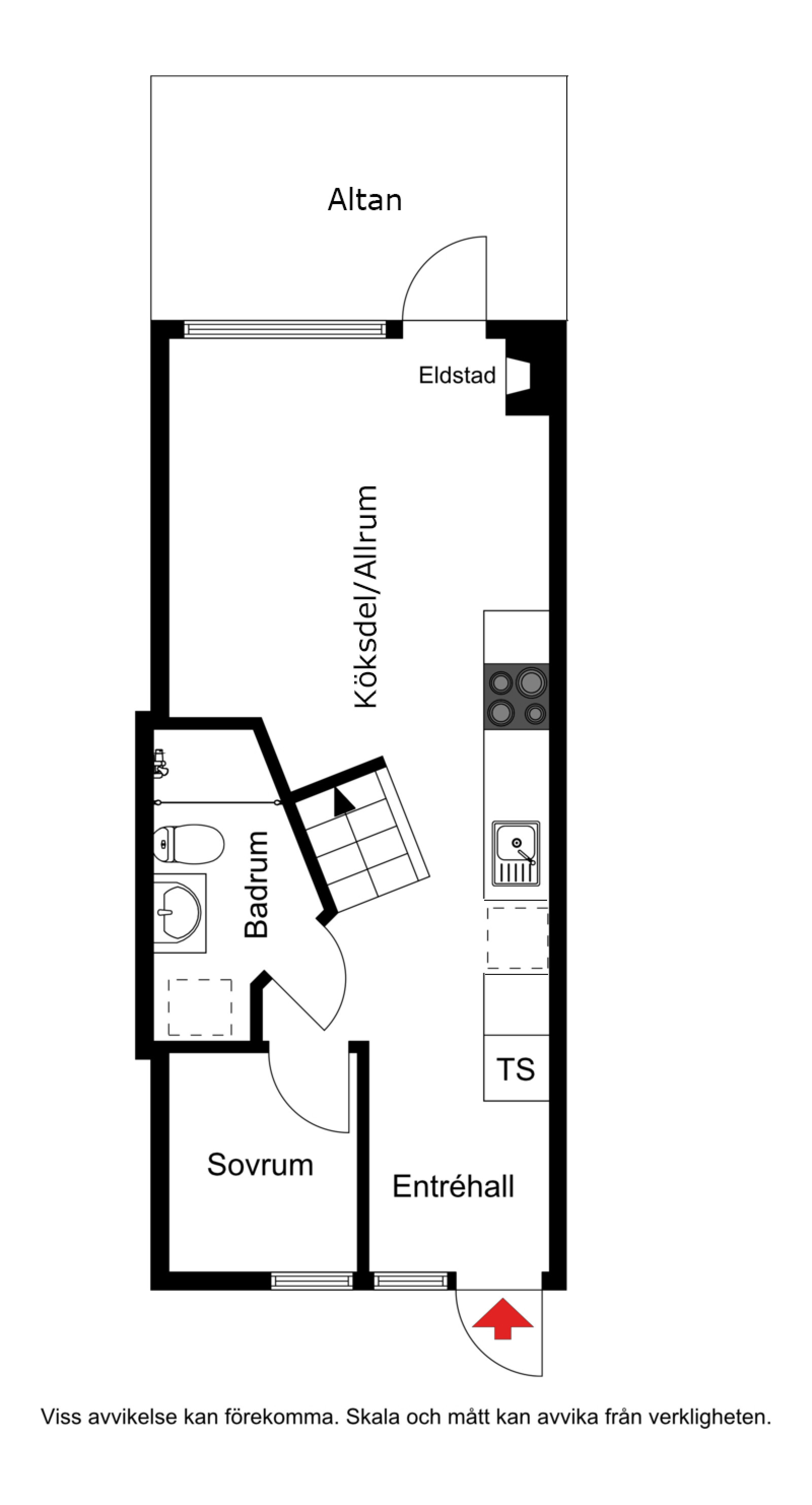 Planskiss Sjungarbacken PLUS 1051