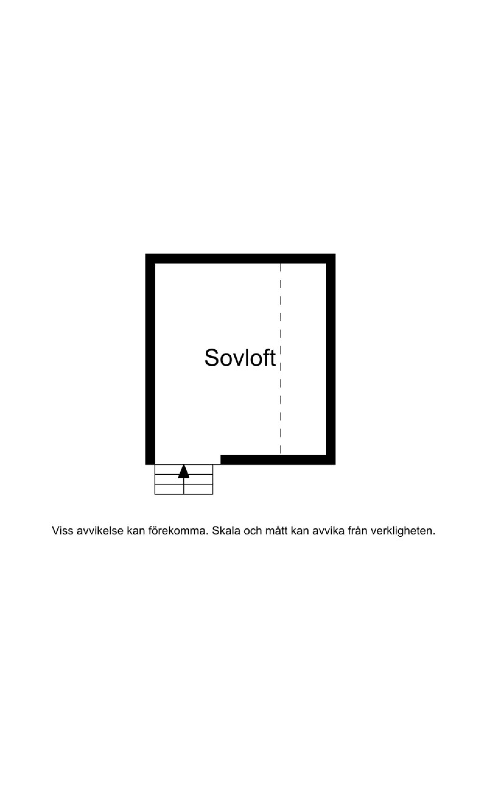 Planskiss loft Hjortstigen 21A