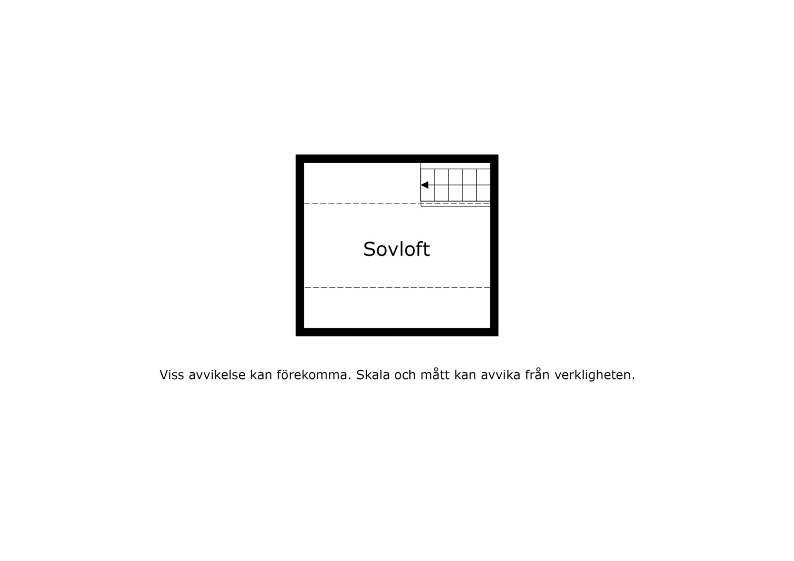 Planskiss bostad 3 loft Joängsslingan 18