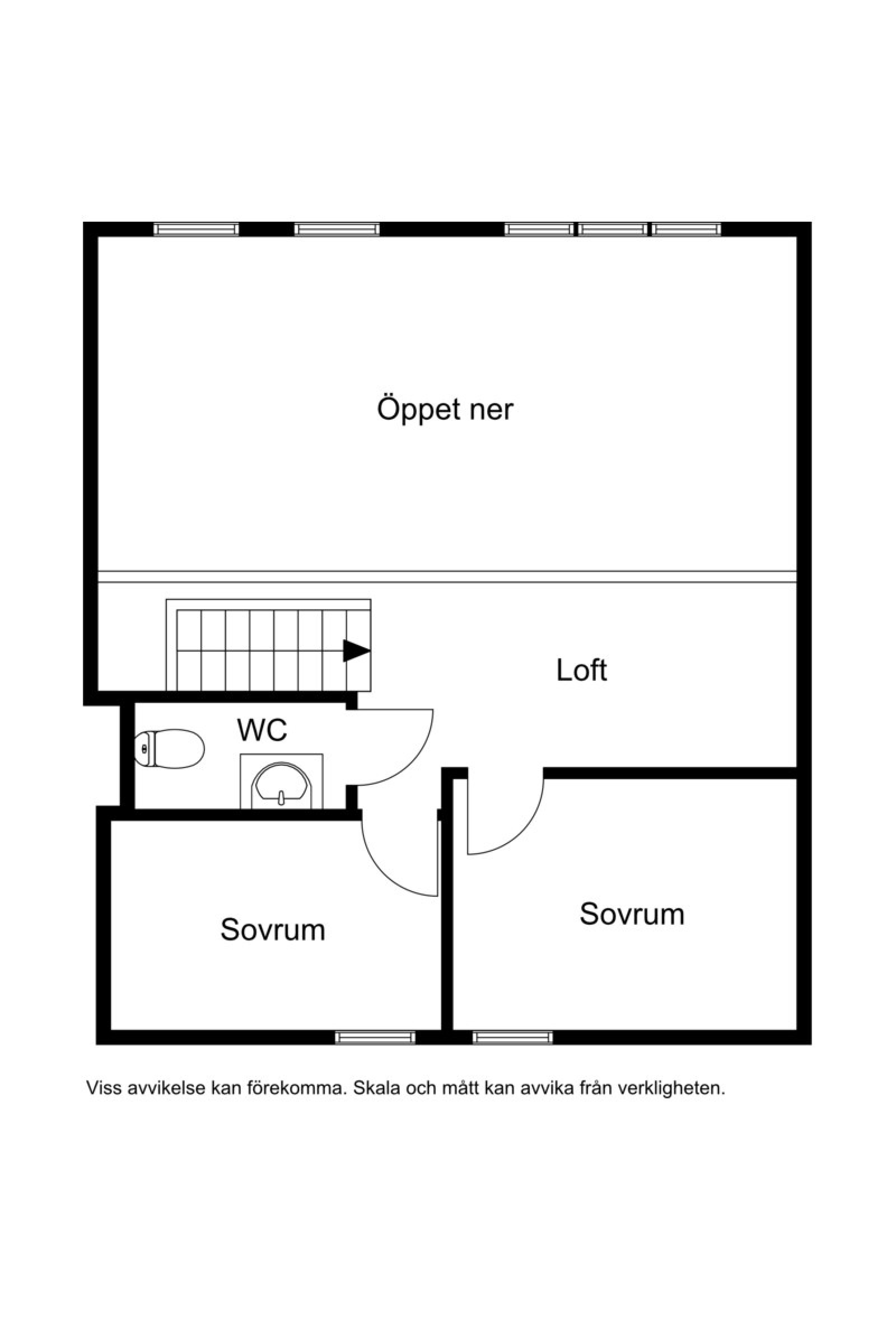 Planskiss loft Martebäcken 70A