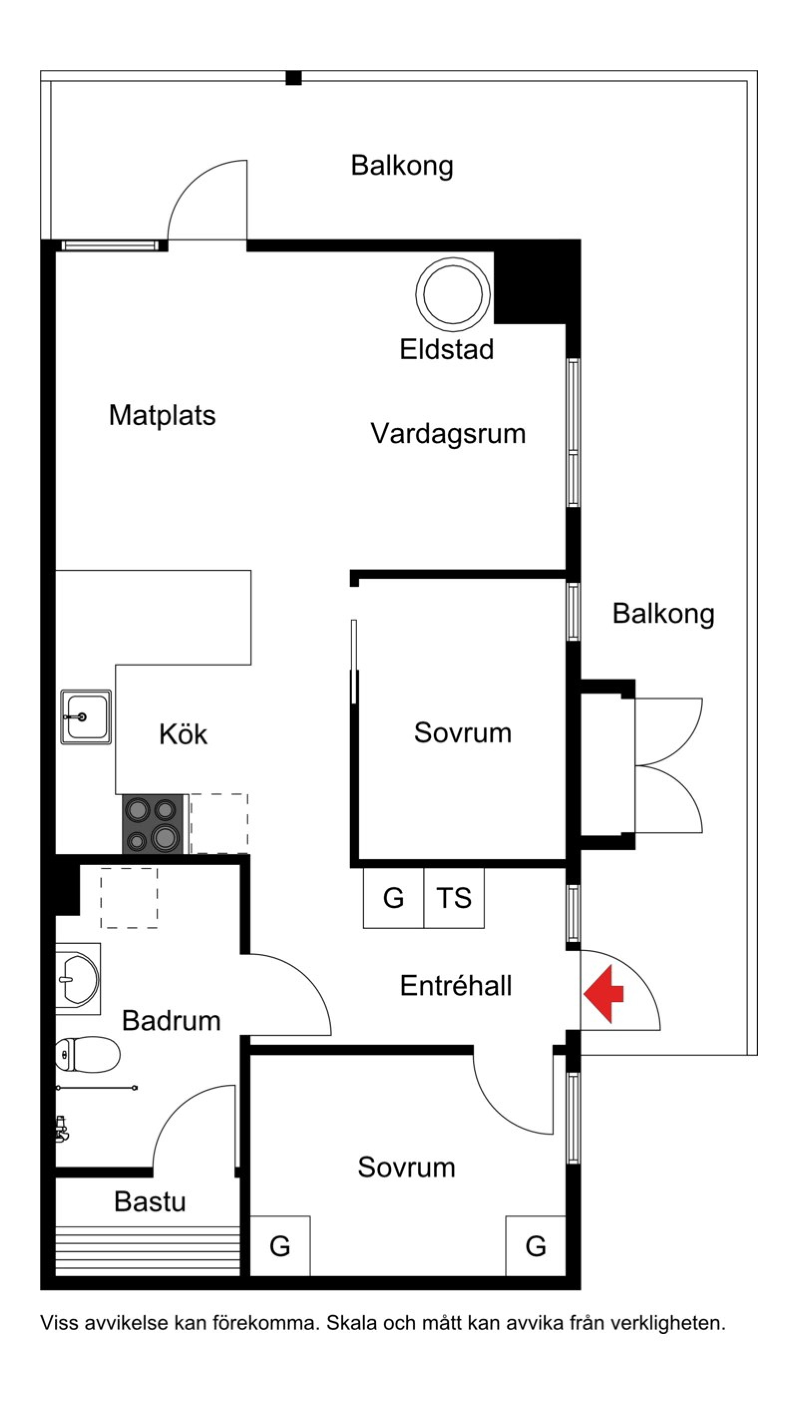 Planskiss Fjällbäcken 11G