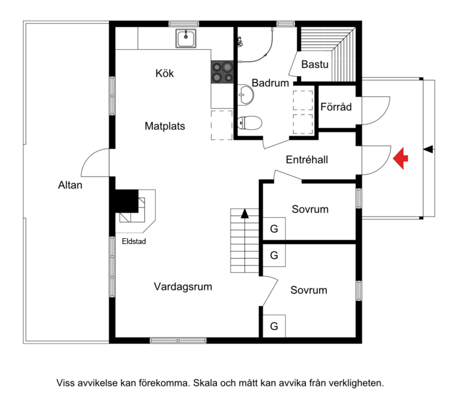 Planskiss Kärleksstigen 103