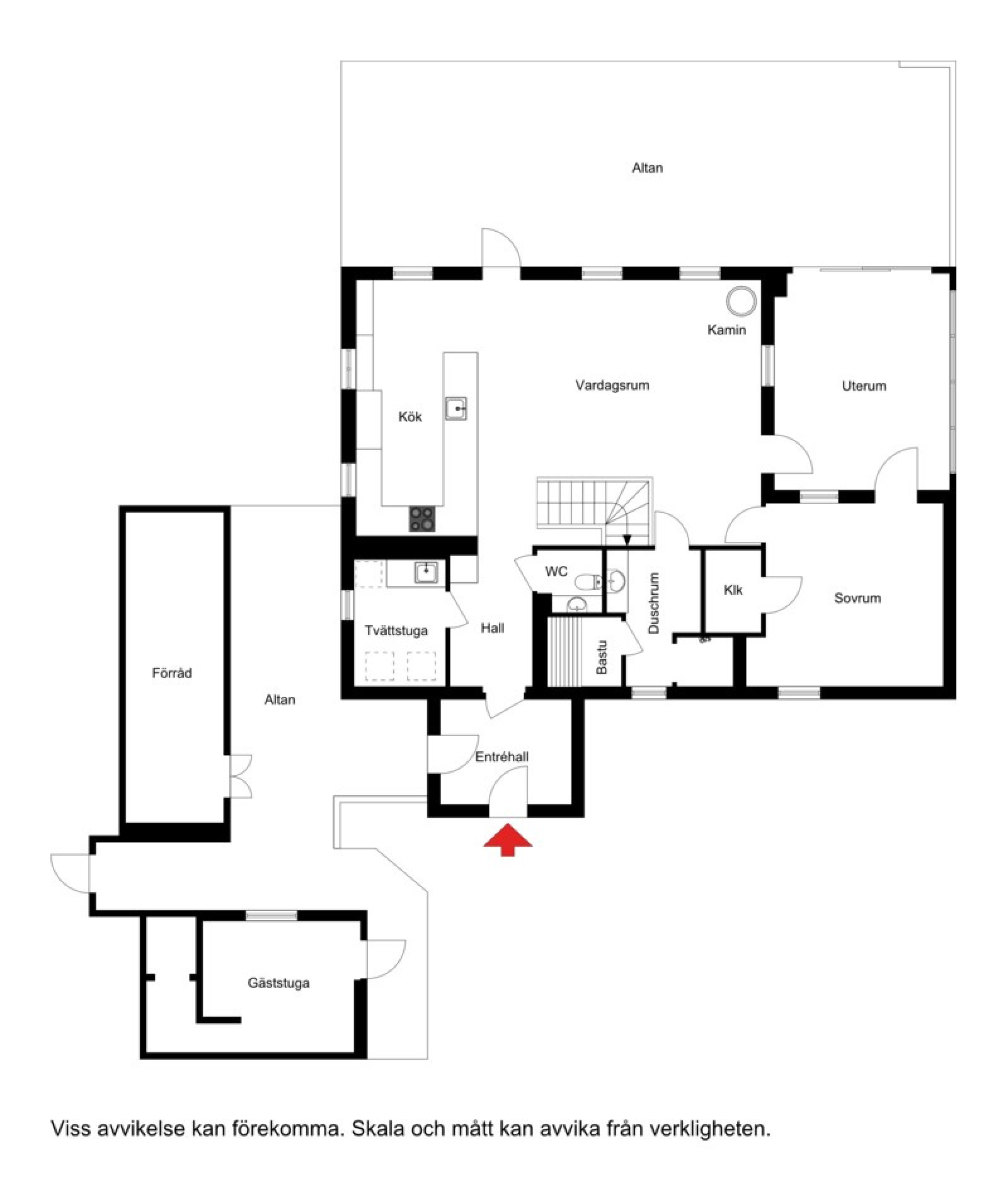 Planskiss Hjortstigen 36