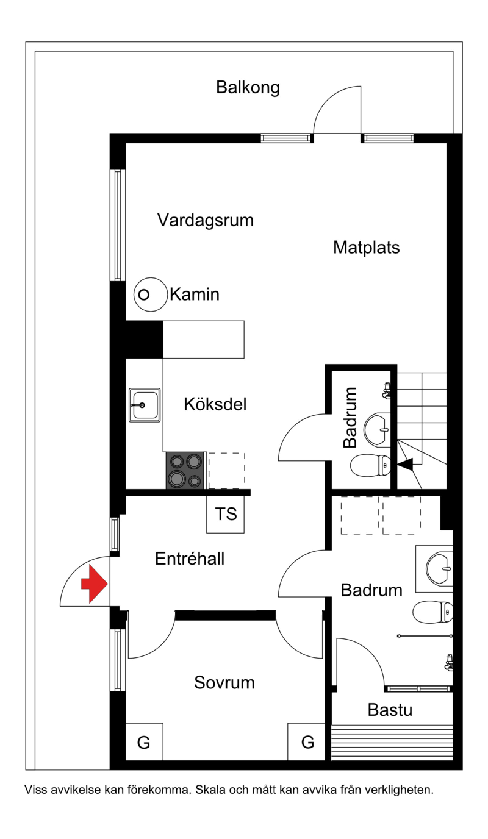 Planskiss Fjällbäcken 7E