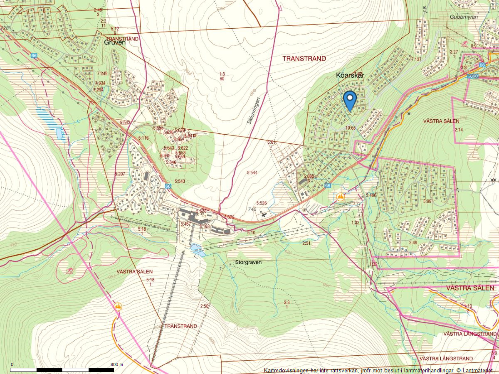 Fastighetskarta Orrstigen 10