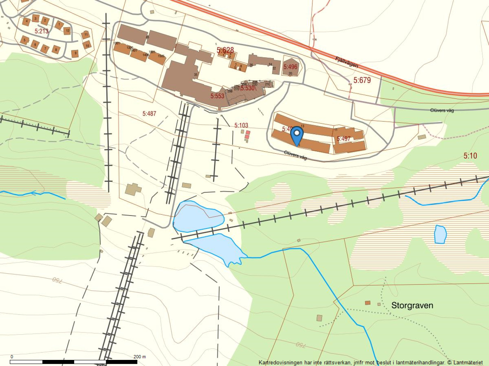 Fastighetskarta Storfjället D 12