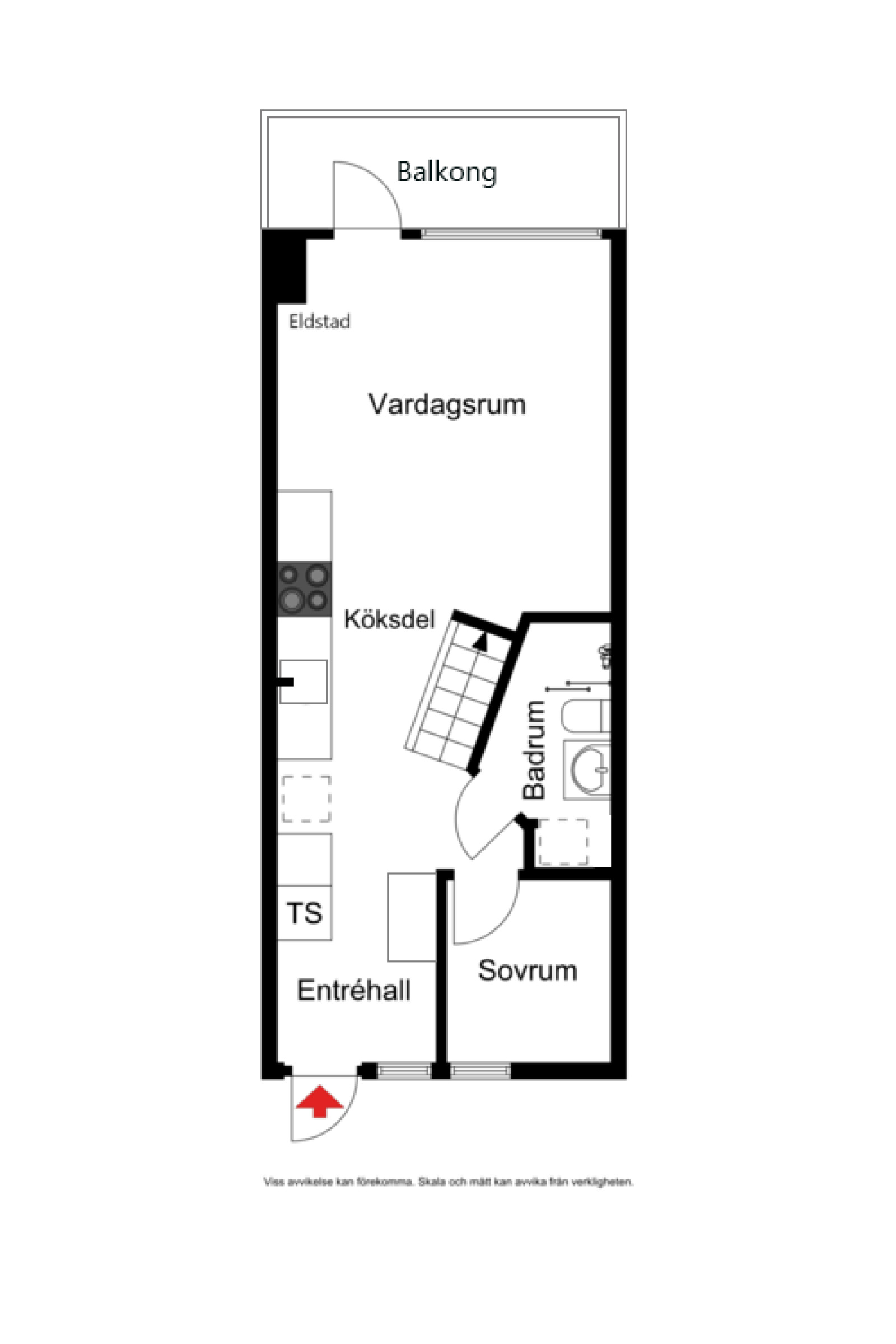 Planskiss Övre Sjungarbacken 1078