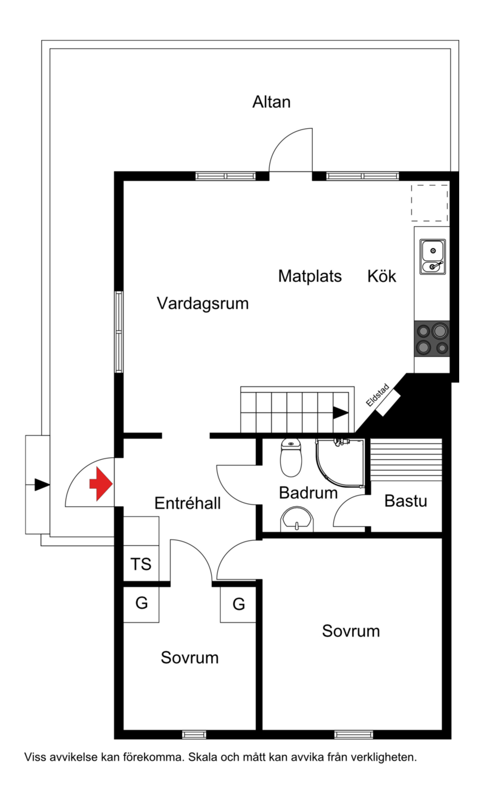 Planskiss Planskiss Pistvägen 519 A