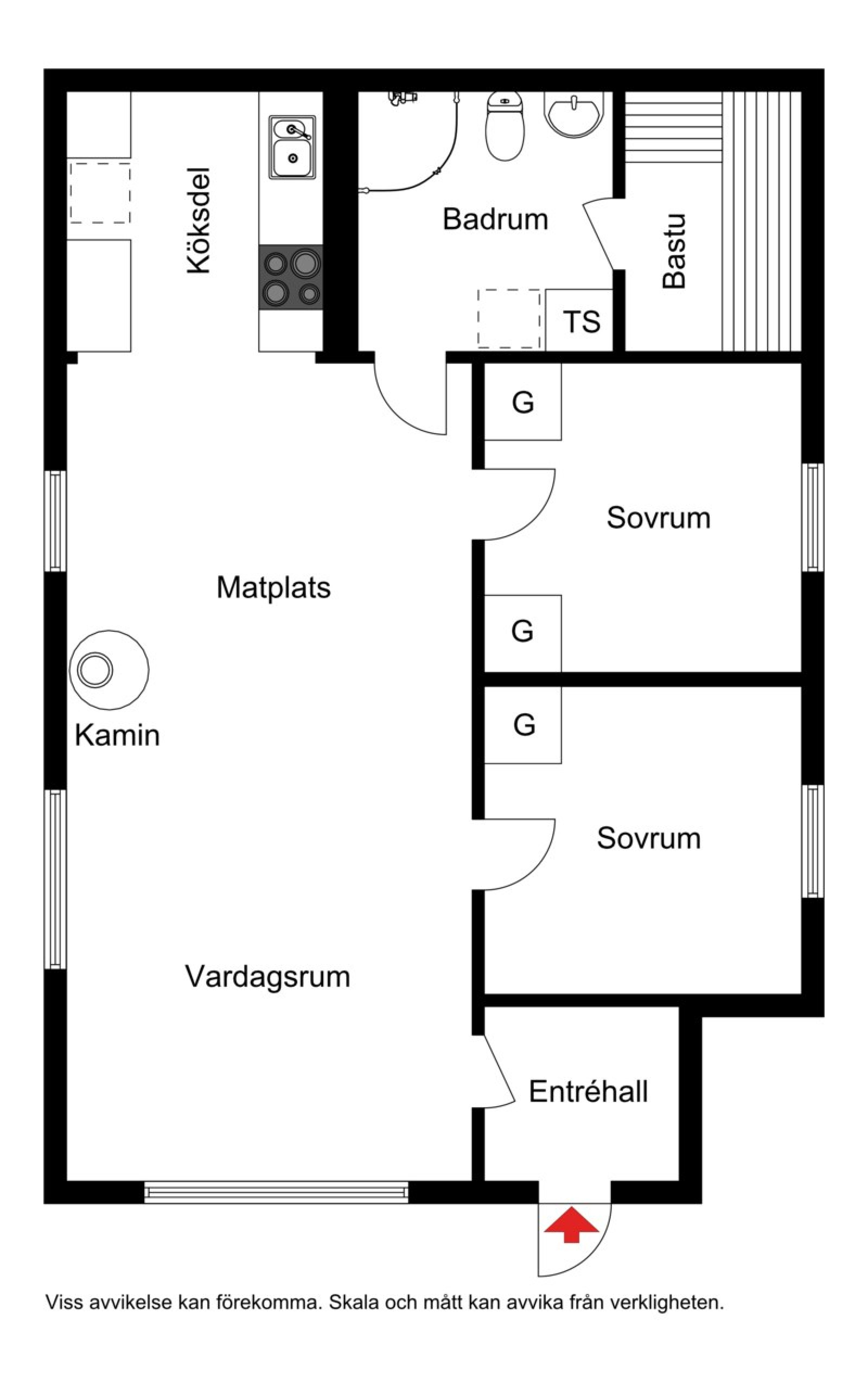 Planskiss Blå byn 303U