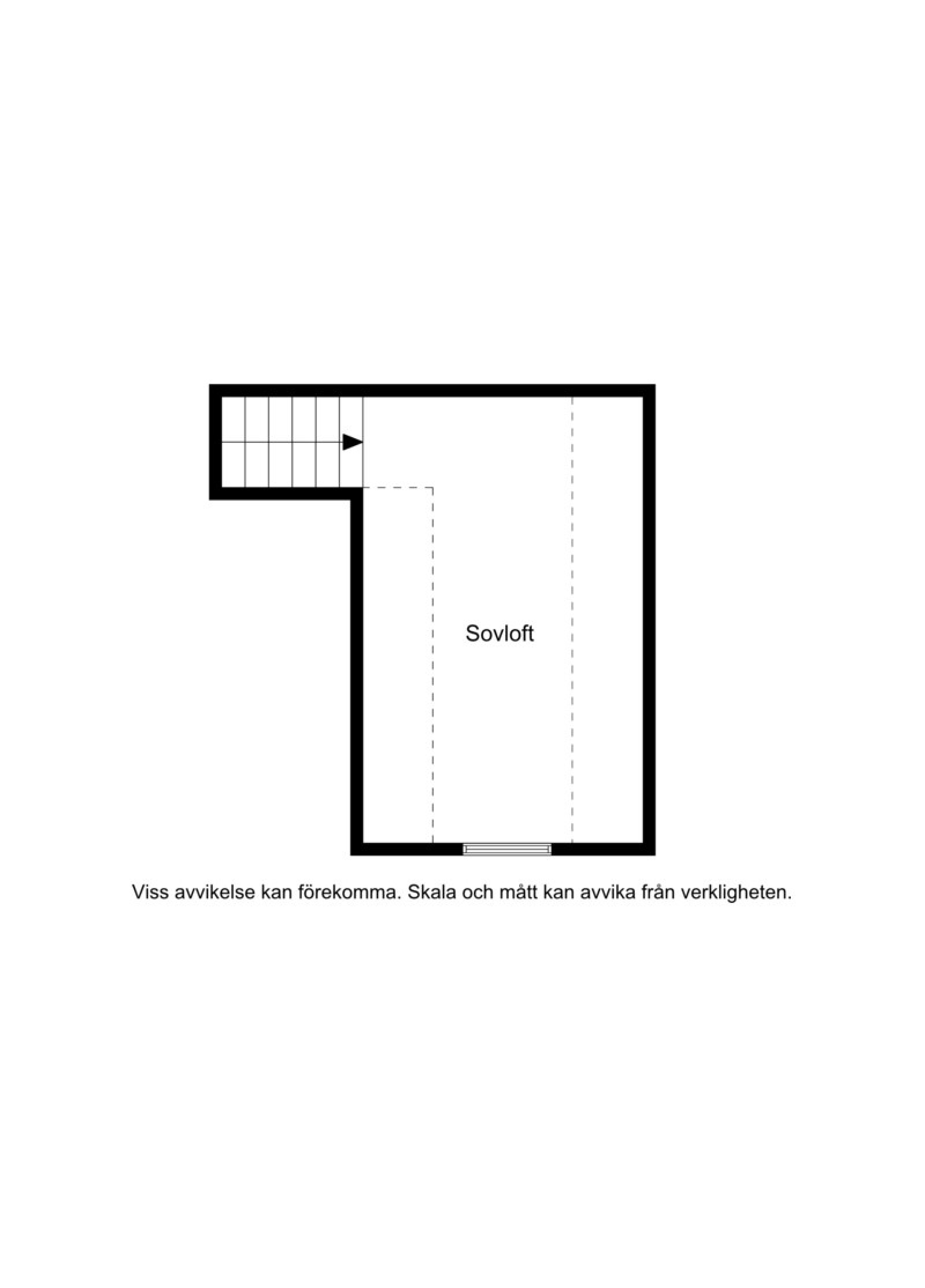 Planskiss loft Skärmvägen 5