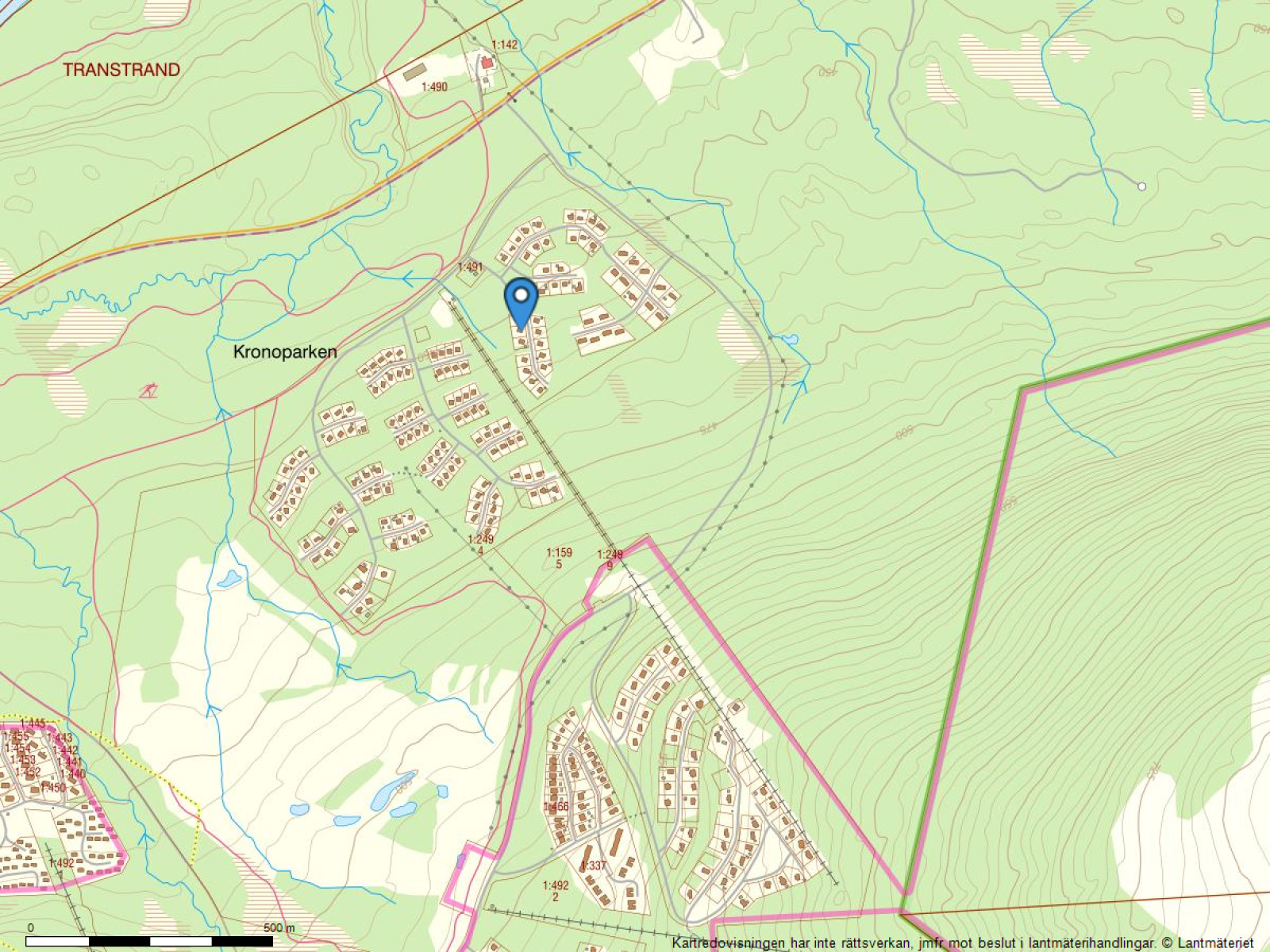Fastighetskarta Snövägen 24