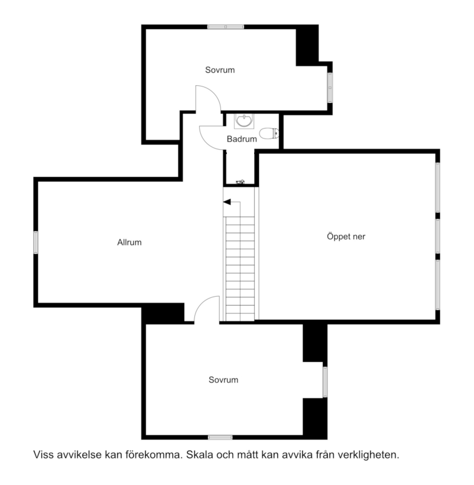 Planskiss loft Granbyn 8