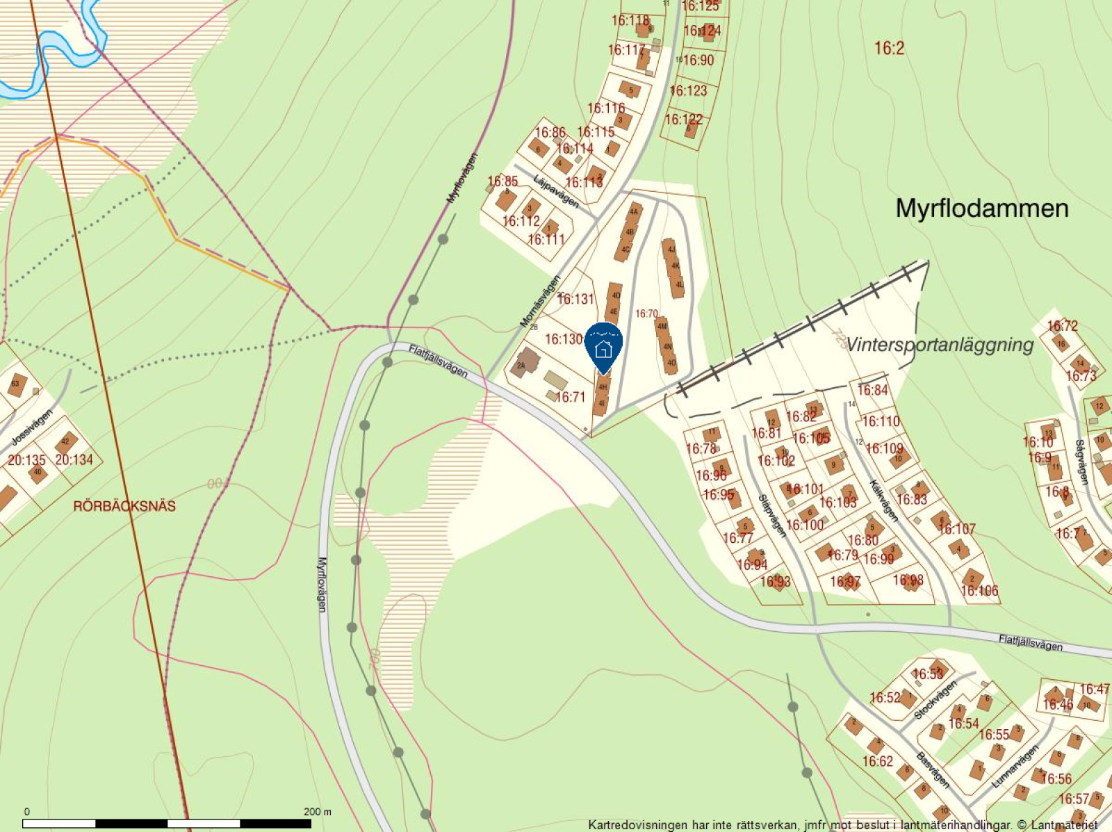 Fastighetskarta Myrflocenter lgh 14 (Mornäsvägen 4)