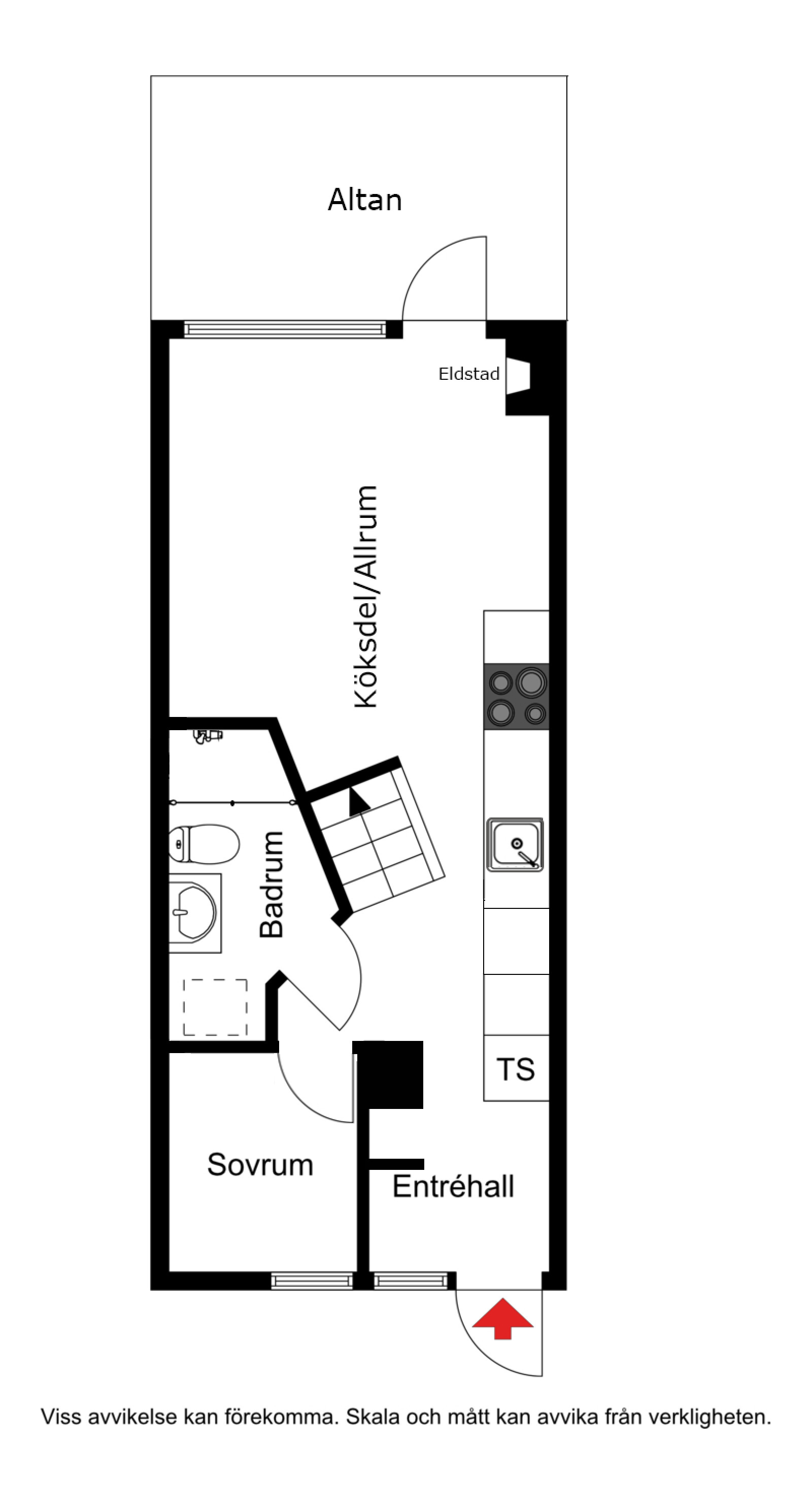 Planskiss Sjungarbacken 1035