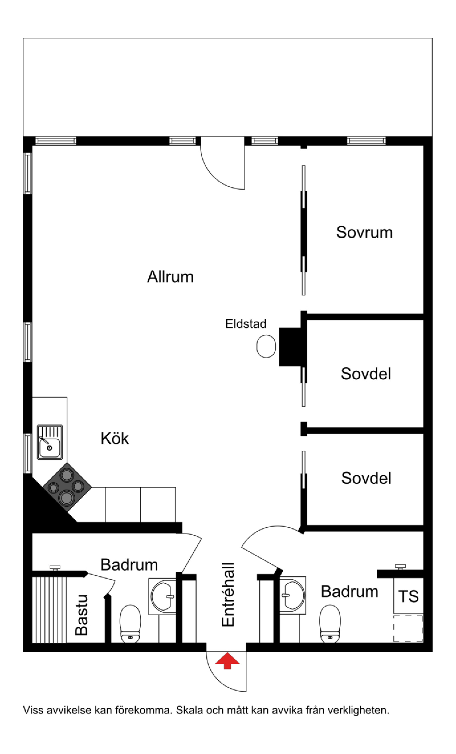 Planskiss Trolldalen 2A