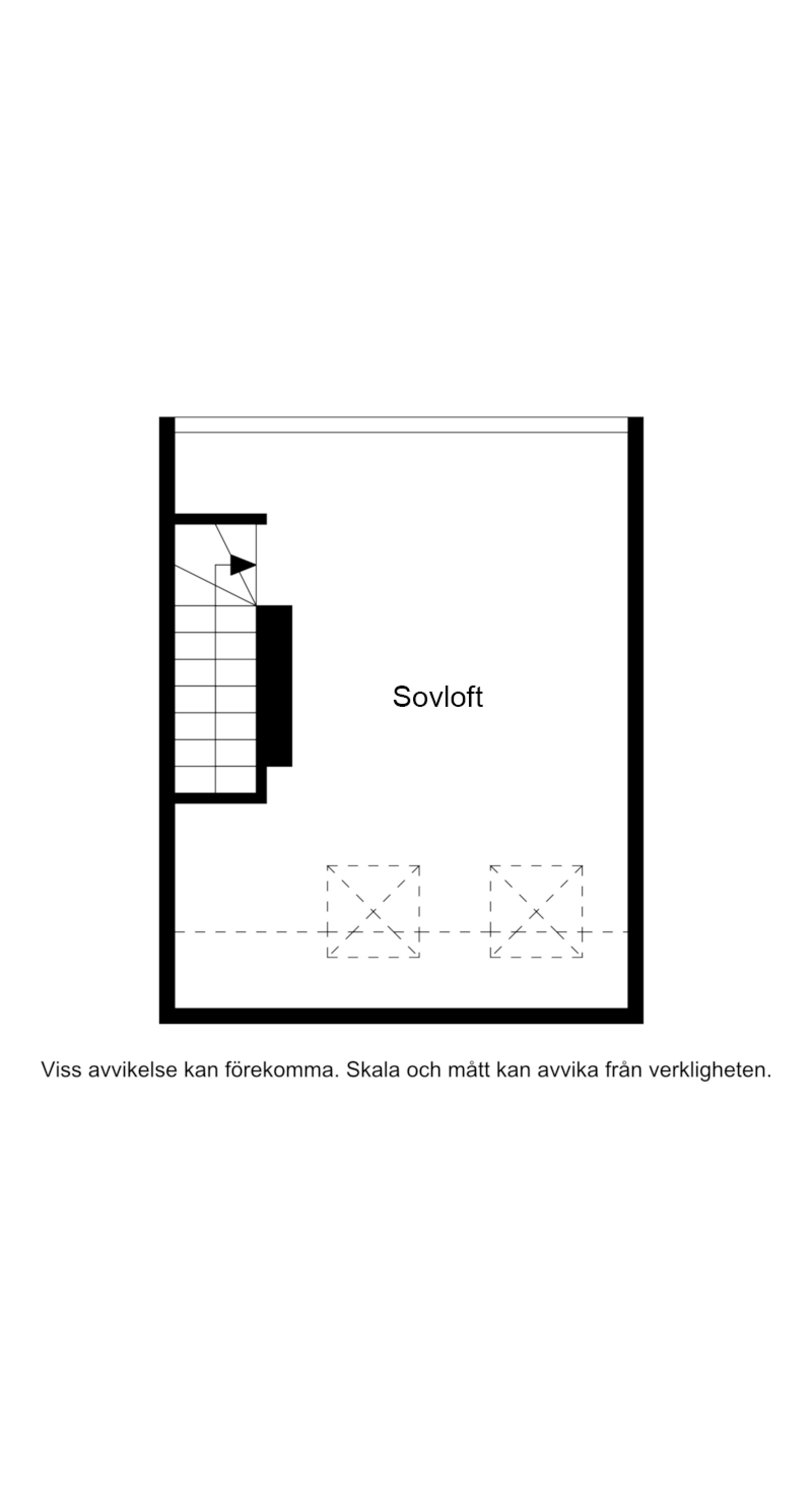 Planskiss loft Vrilbacken 7C