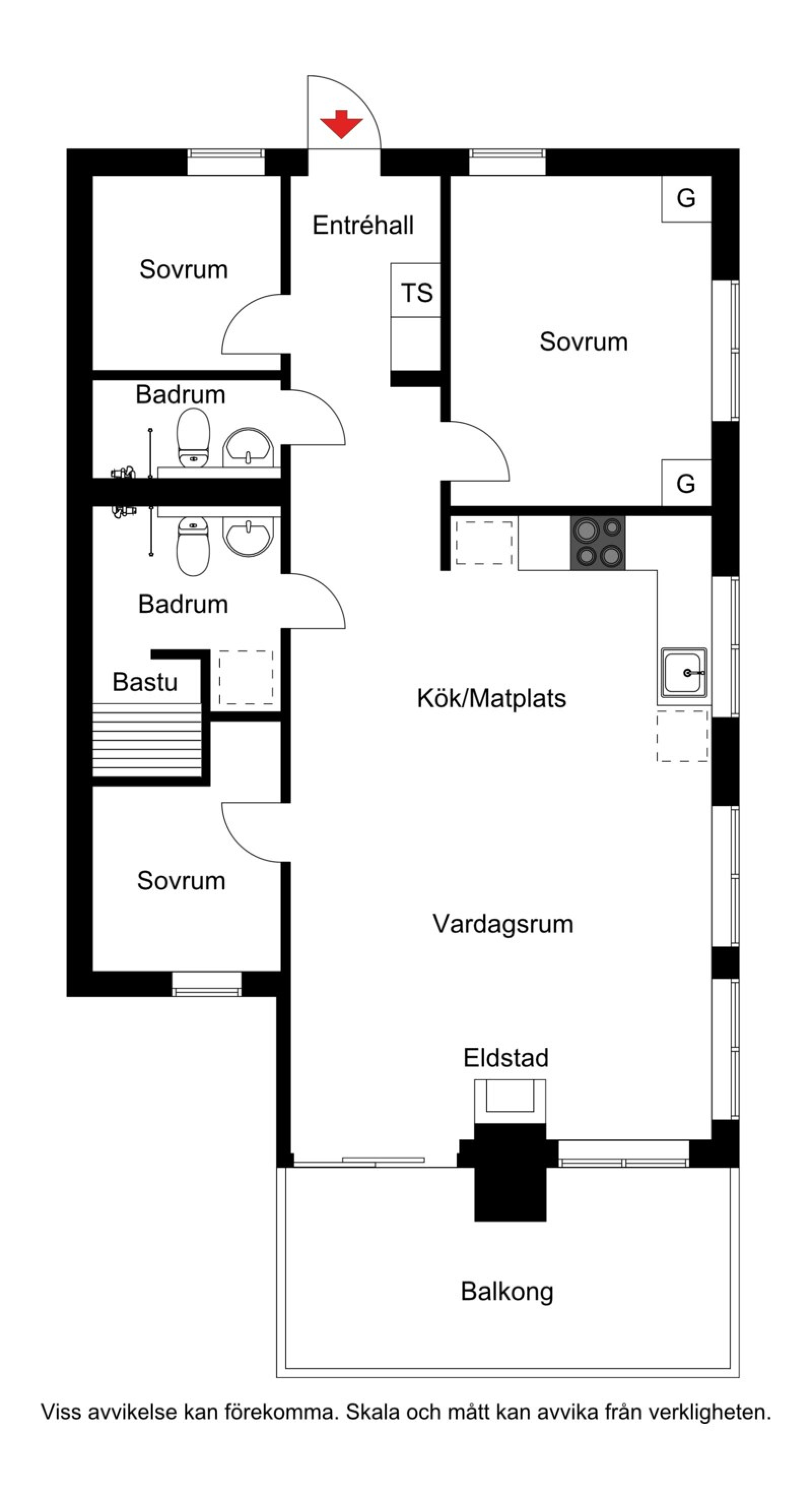 Planskiss Timmerby Village 11D
