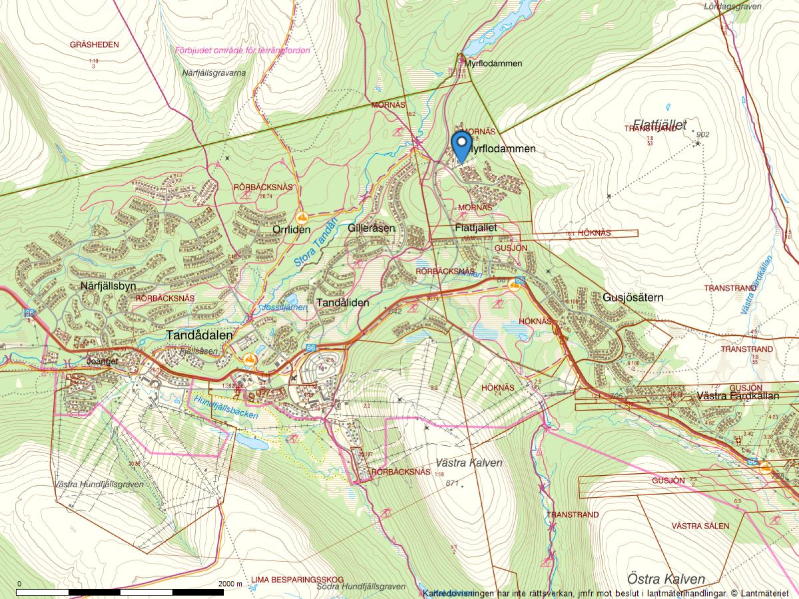 Fastighetskarta Myrflocenter lgh 21 (Mornäsvägen 4)