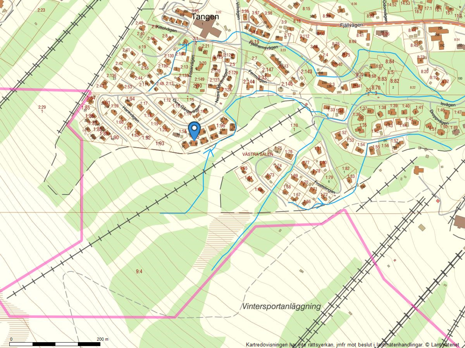 Fastighetskarta Vrilbacken 10D