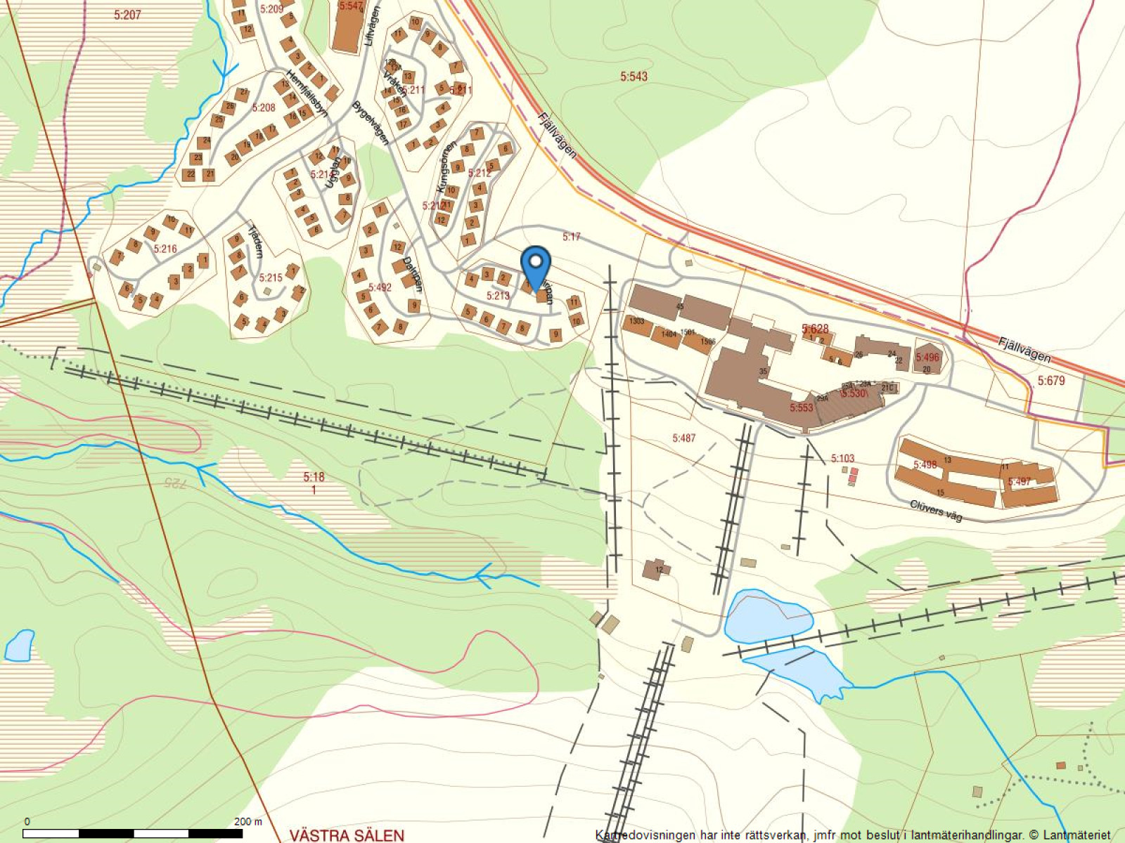 Fastighetskarta Fjällripan 1D