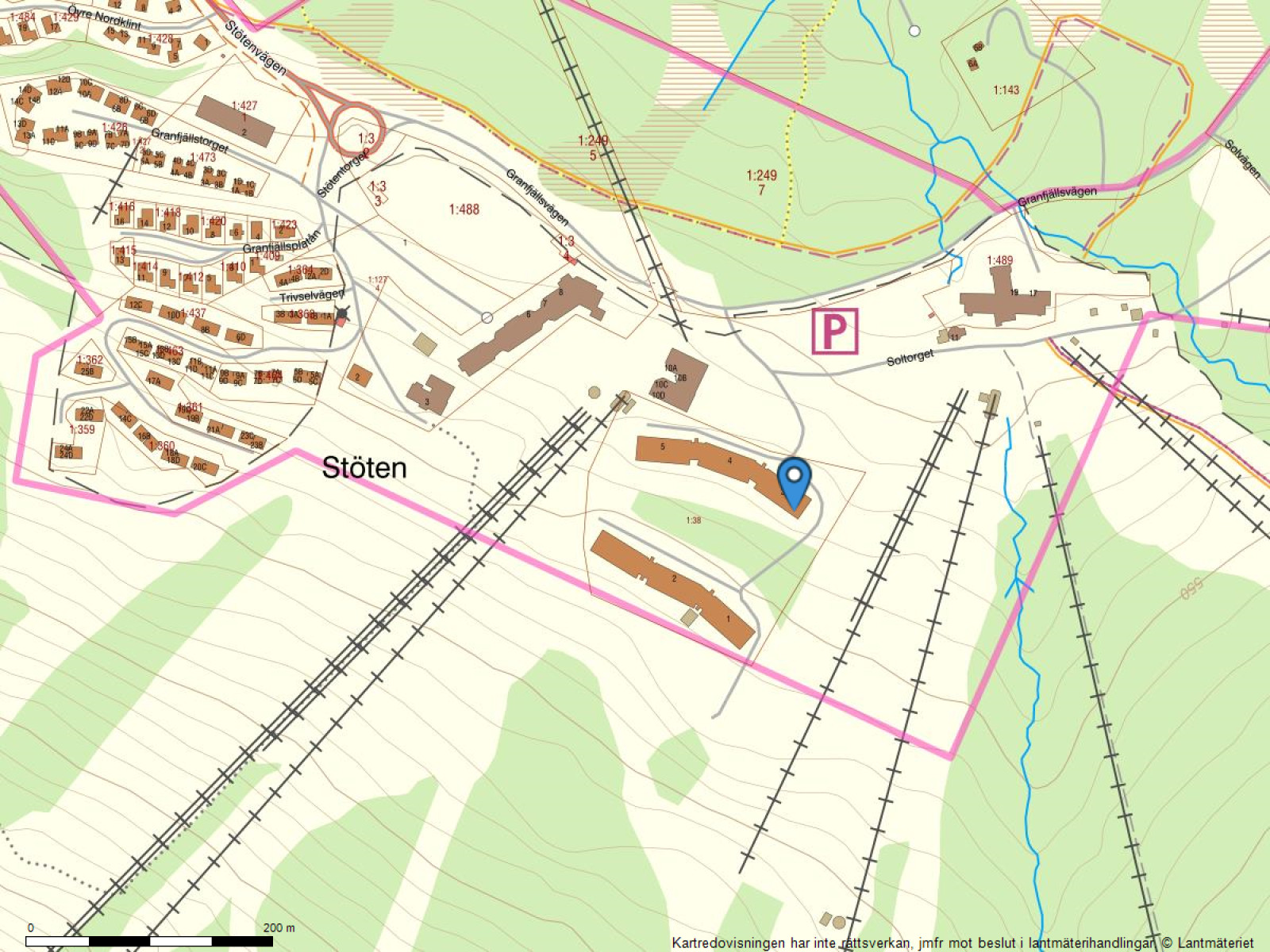 Fastighetskarta Stöten Mitt 203