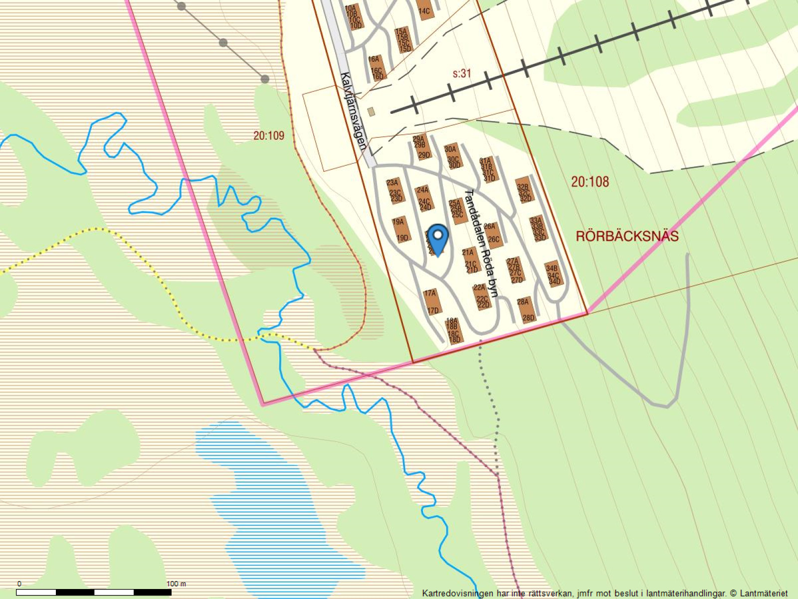 Fastighetskarta Röda Byn 20:4