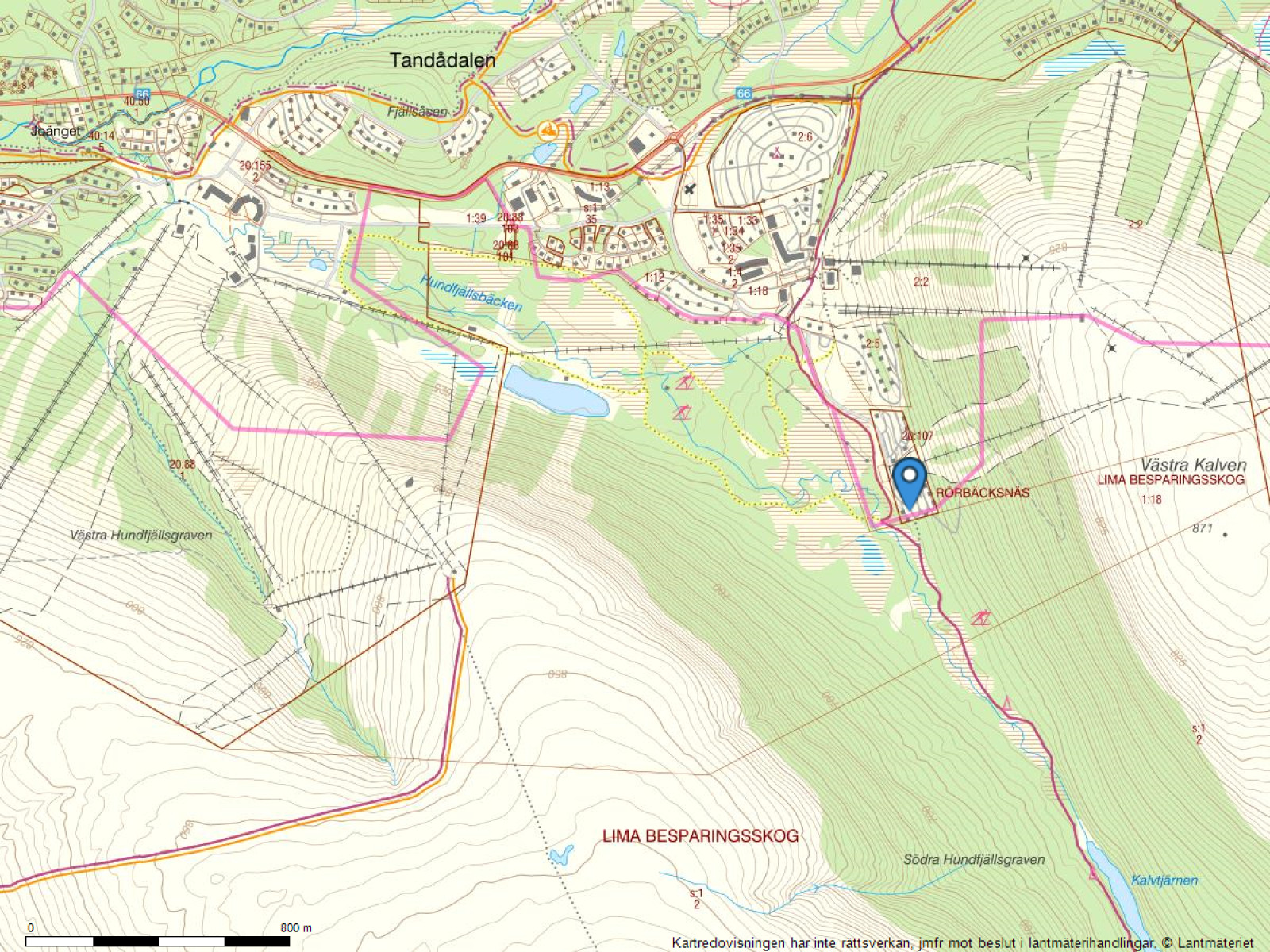 Fastighetskarta Röda Byn 20:4