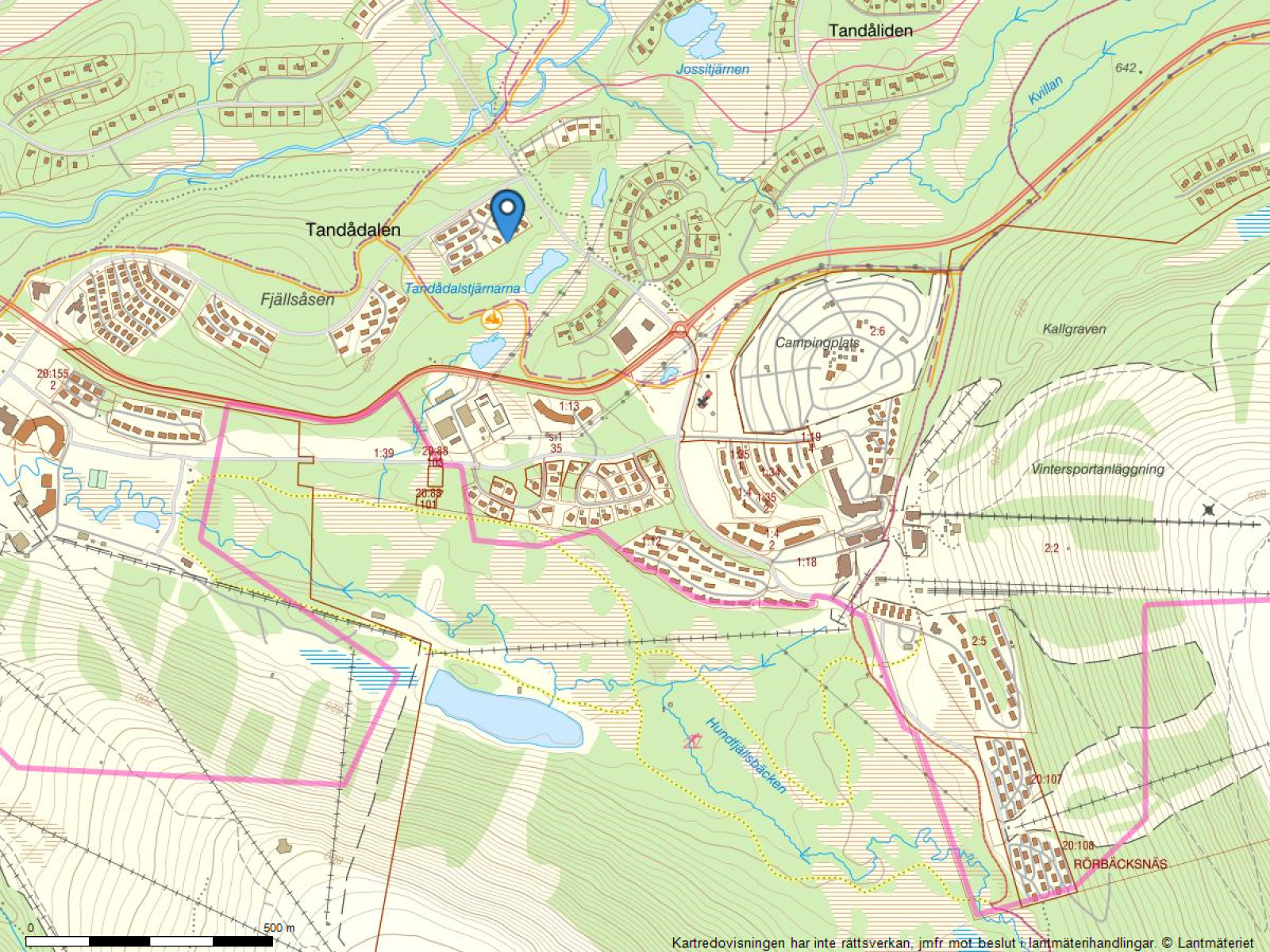 Fastighetskarta Tandåbyn 8A