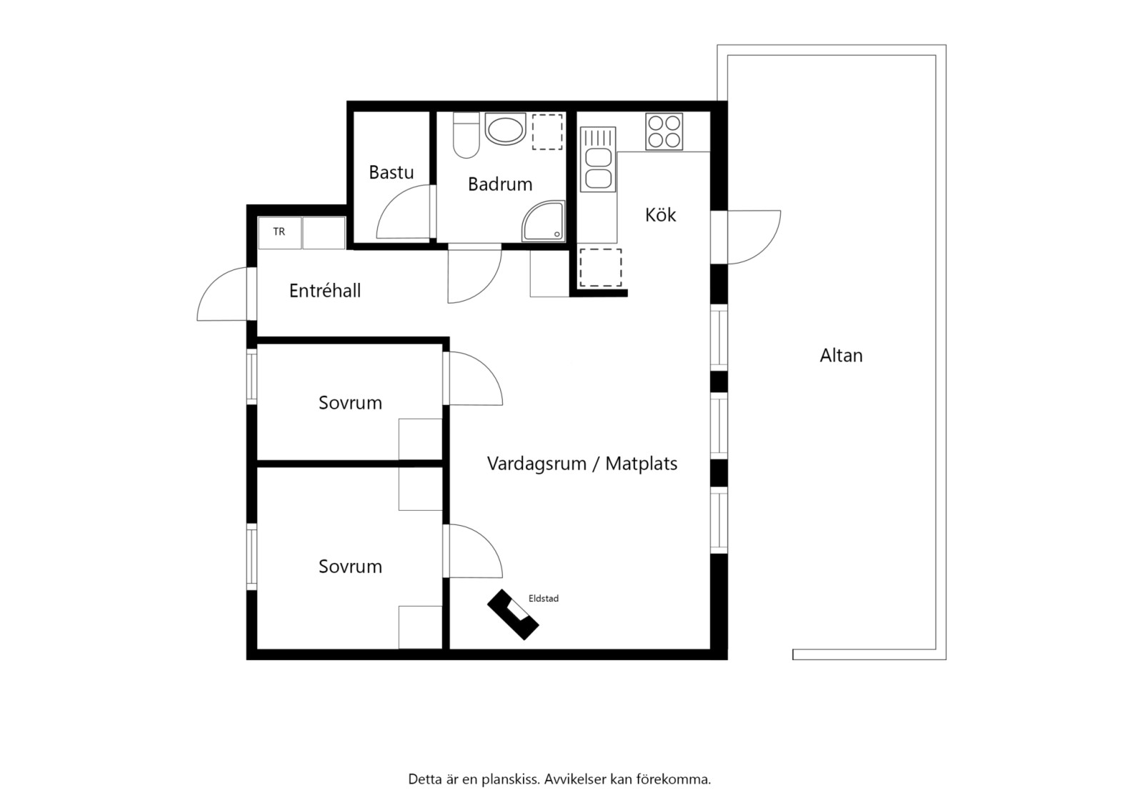 Planskiss Tandåbyn 8A