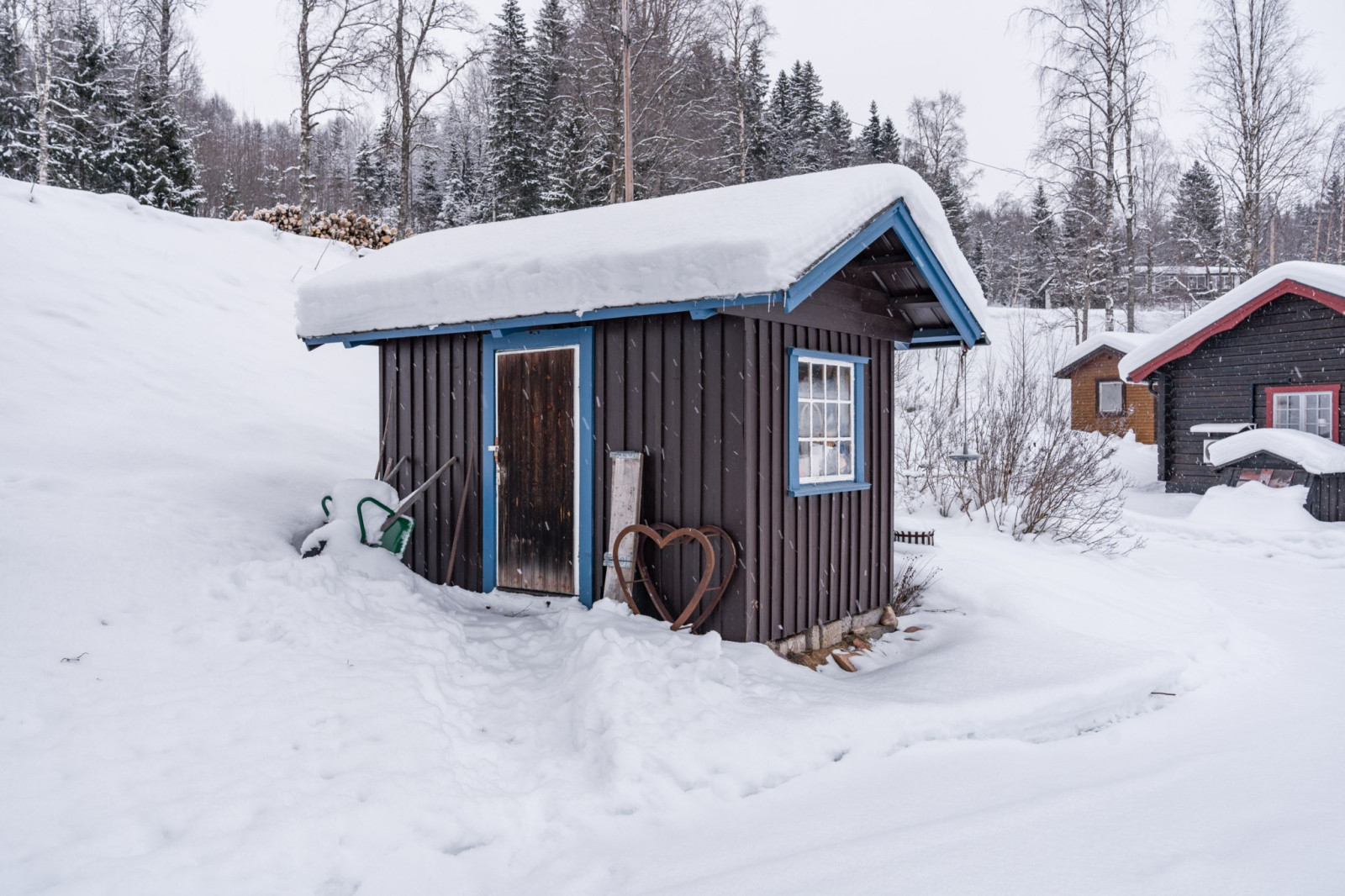 Friggebod som förråd Vörderås 136