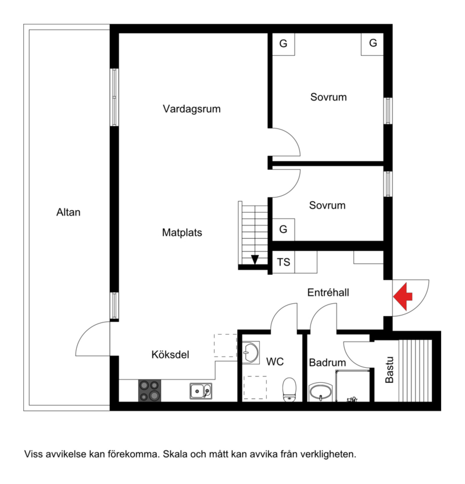 Planskiss Lämmelstigen 10B