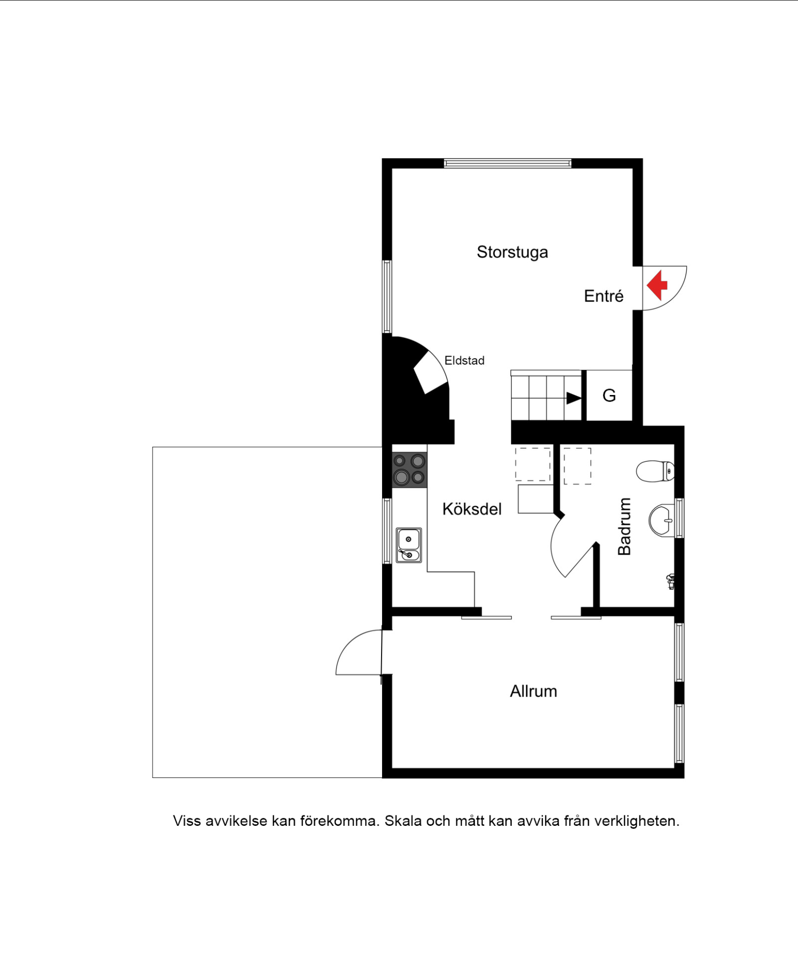 Planskiss Vörderås 136
