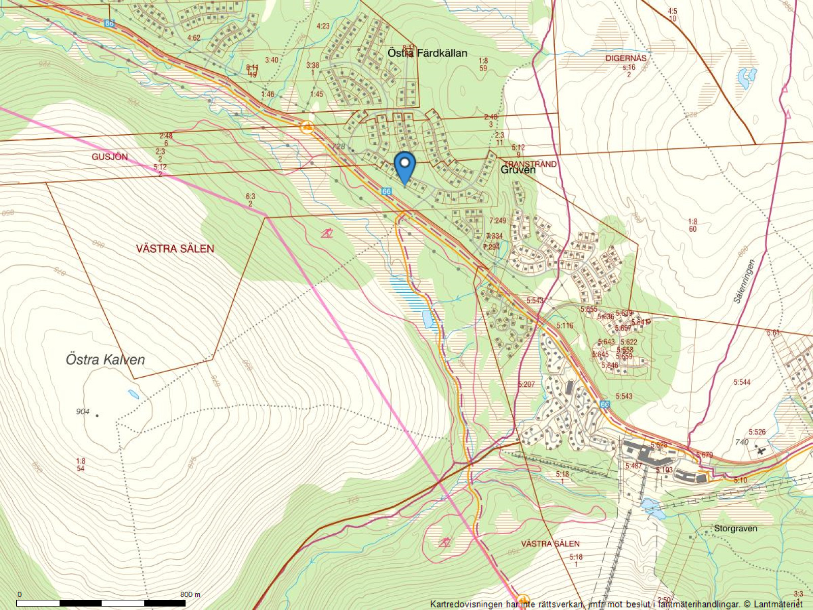 Fastighetskarta Krypljungsstigen 14