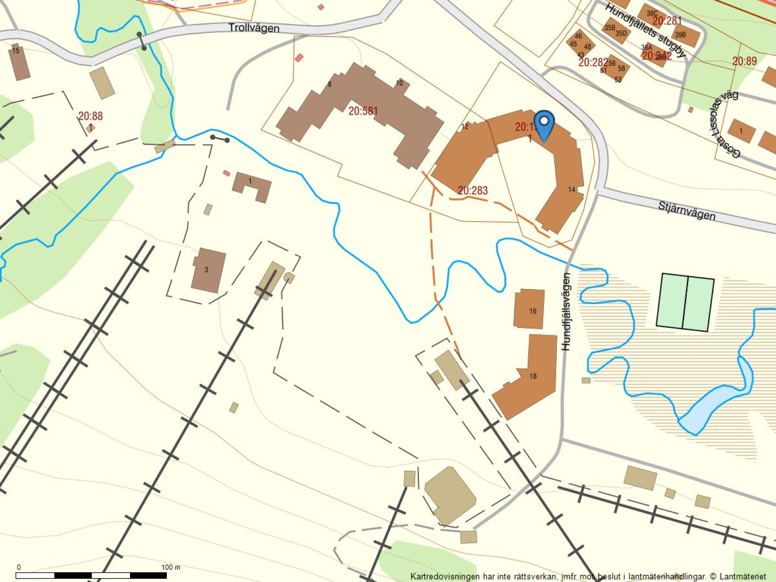 Fastighetskarta Hundfjällscenter 209