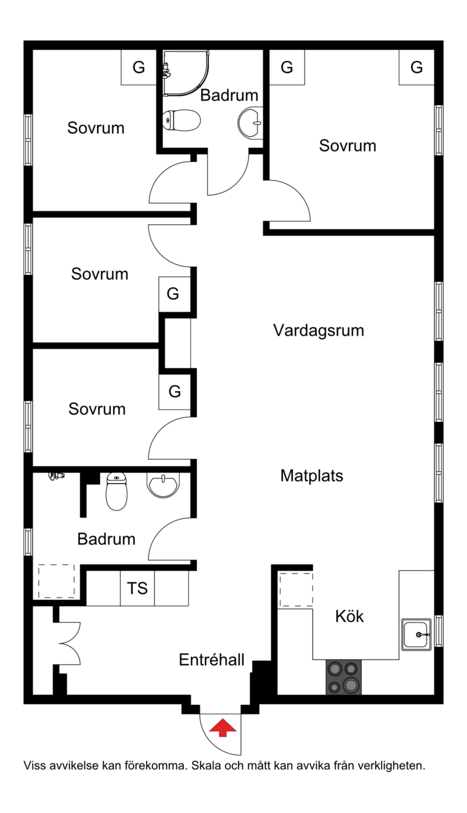 Planskiss Trollbäcken 7