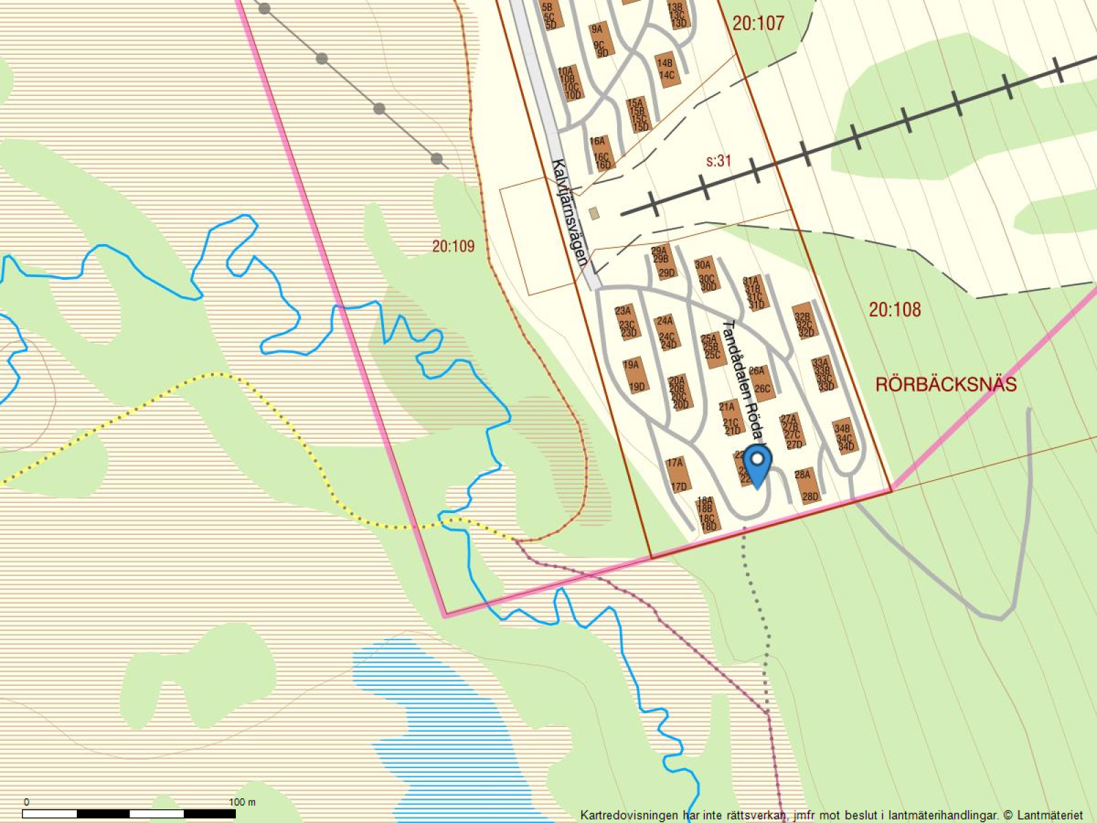 Fastighetskarta Röda Byn 22:2