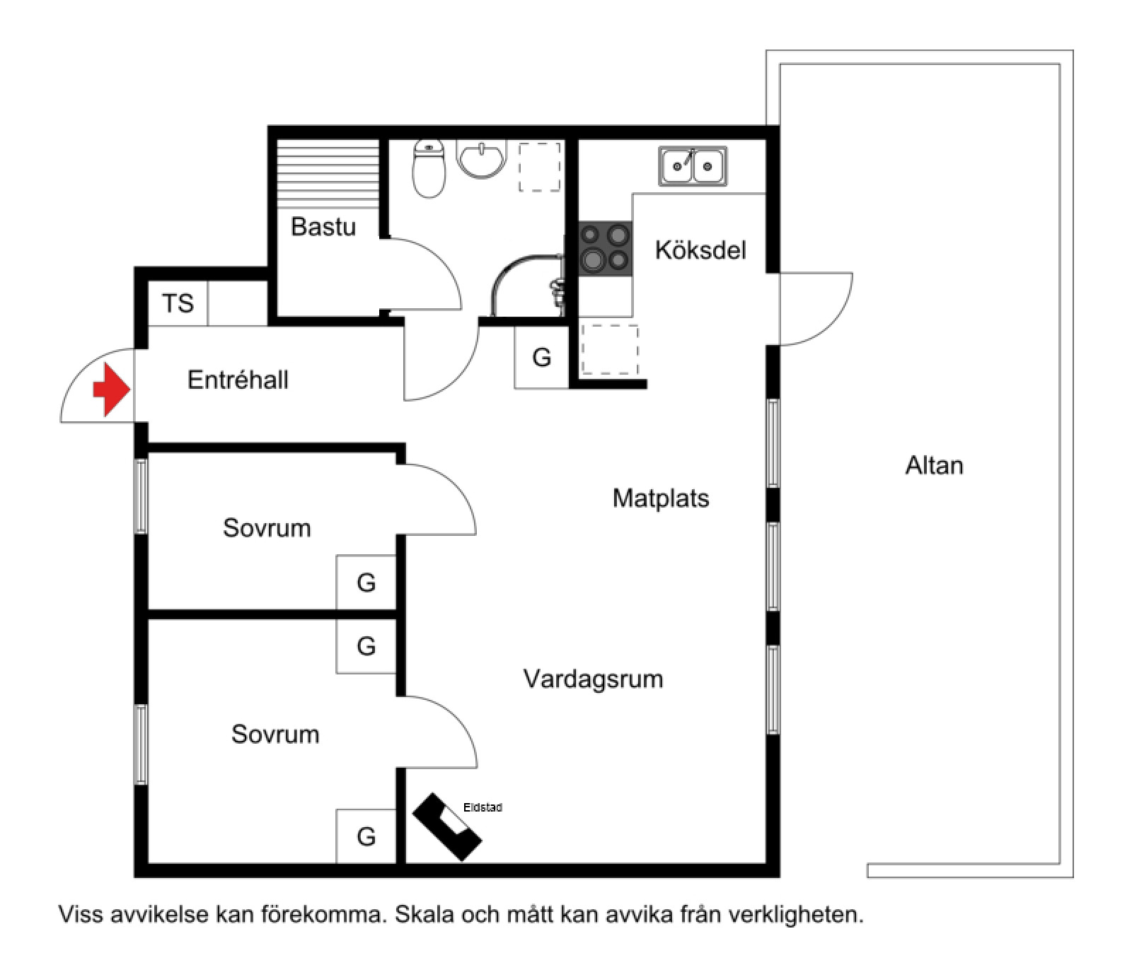 Planskiss Tandåbyn 6A