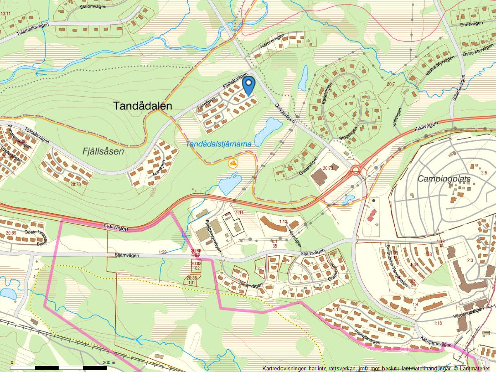 Fastighetskarta Tandåbyn 6A
