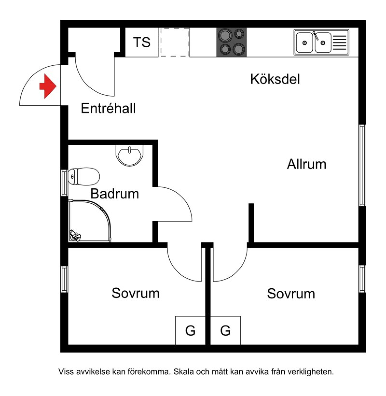 Planskiss Ranchen 156 (Lenvägen)