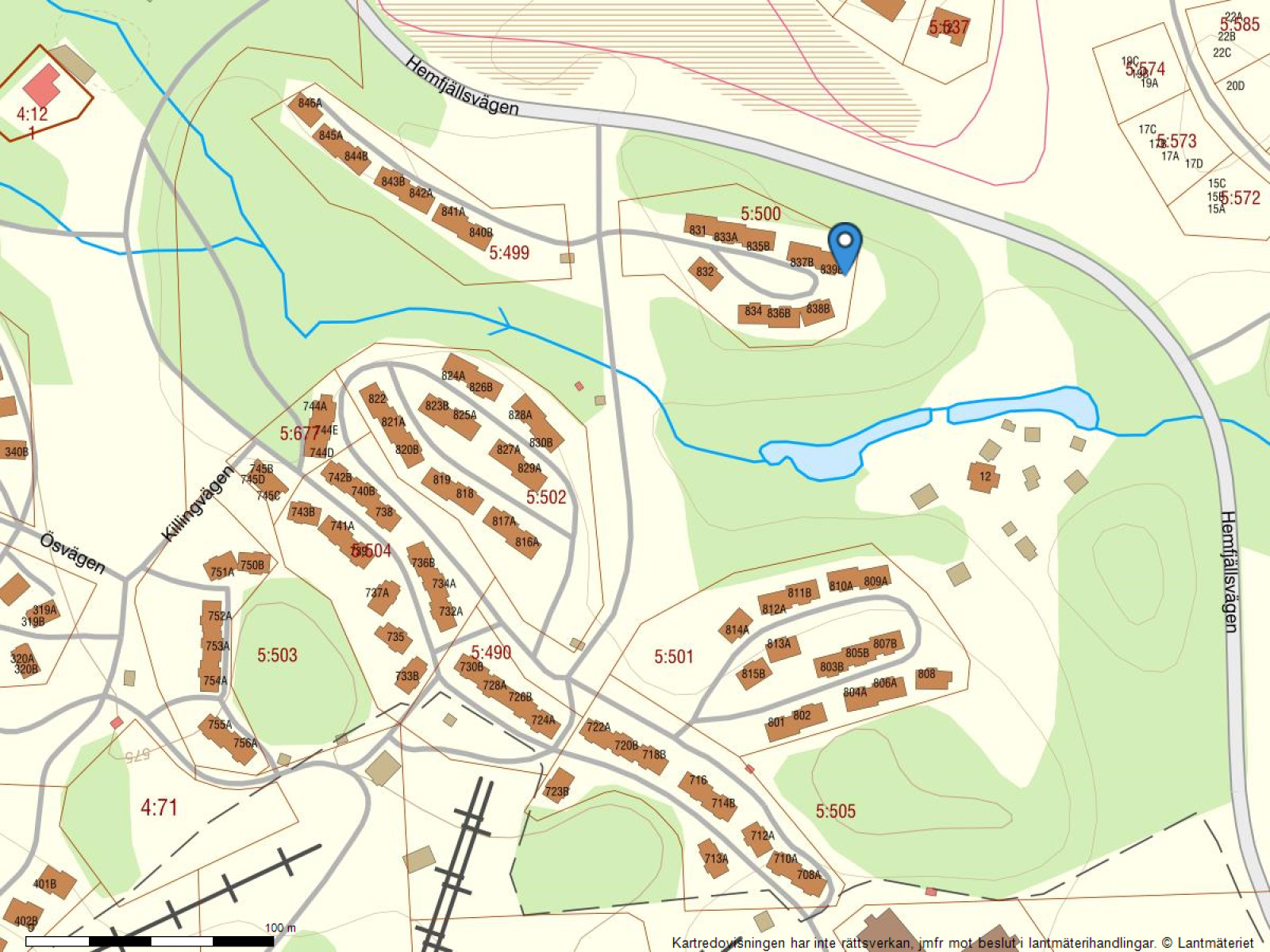 Fastighetskarta Vasabyn 837Ö