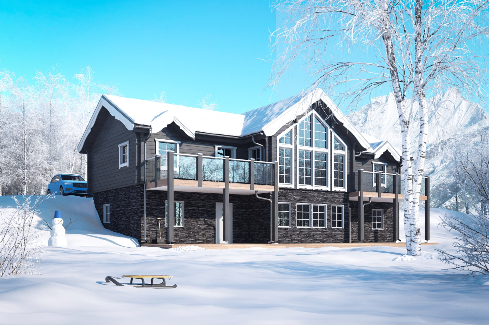 Husmodell Wikbacken 1 Fösarvägen 2