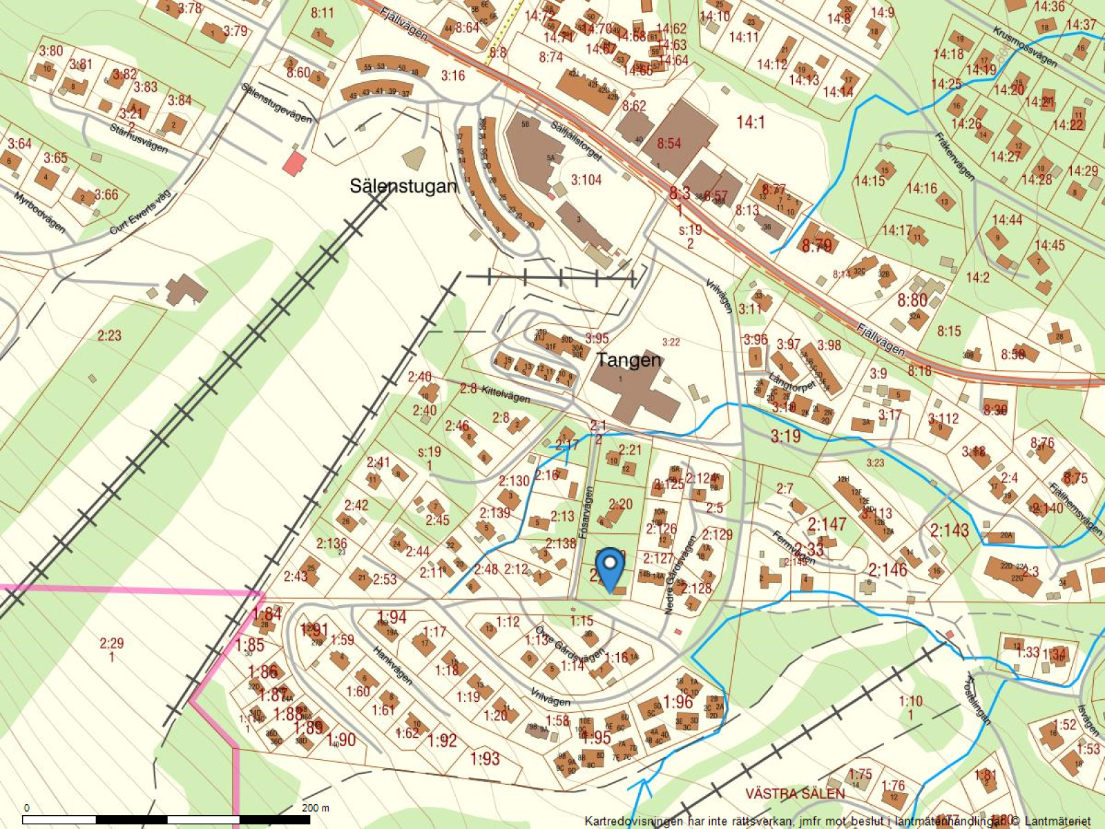 Fastighetskarta Fösarvägen 2